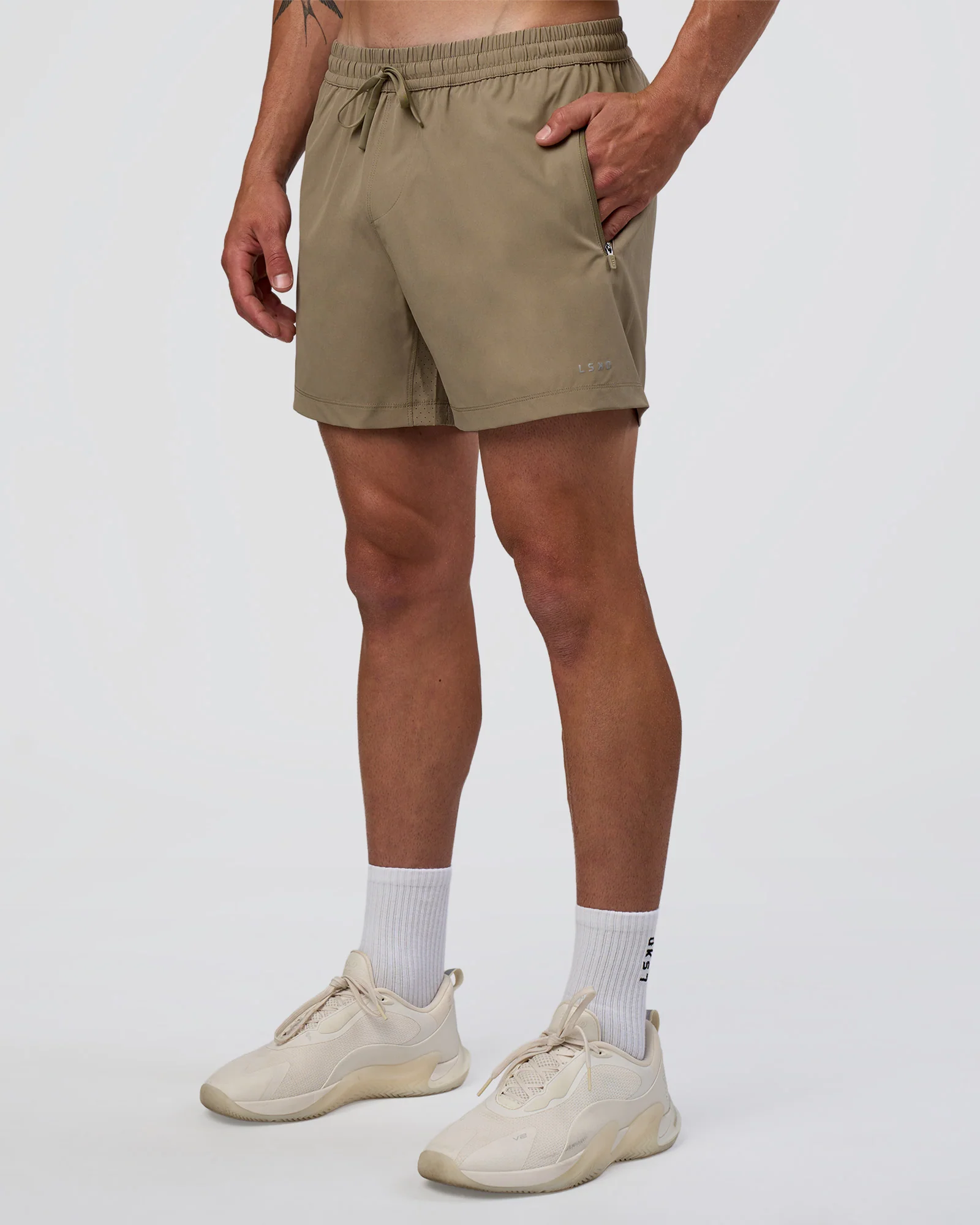 Rep 5" Performance Short - Greige