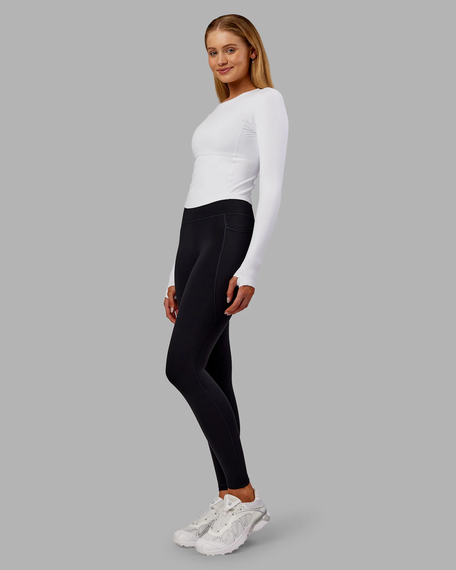 Fusion Thermal Ultra High-Rise Full Length Legging Pockets - Black