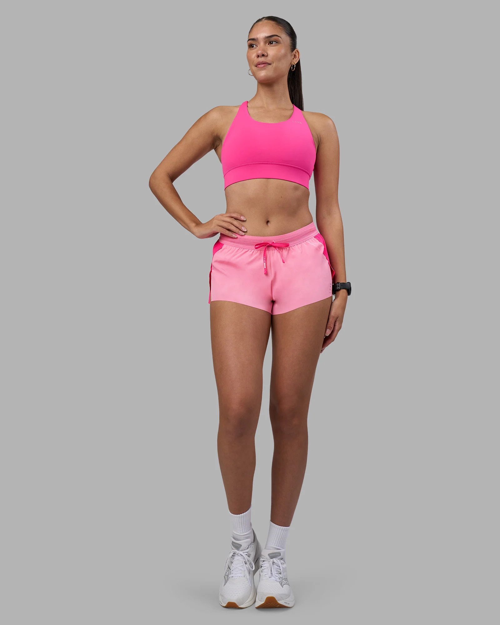 Accelerate 3" Running Short - Ultra Pink-Candy Pink