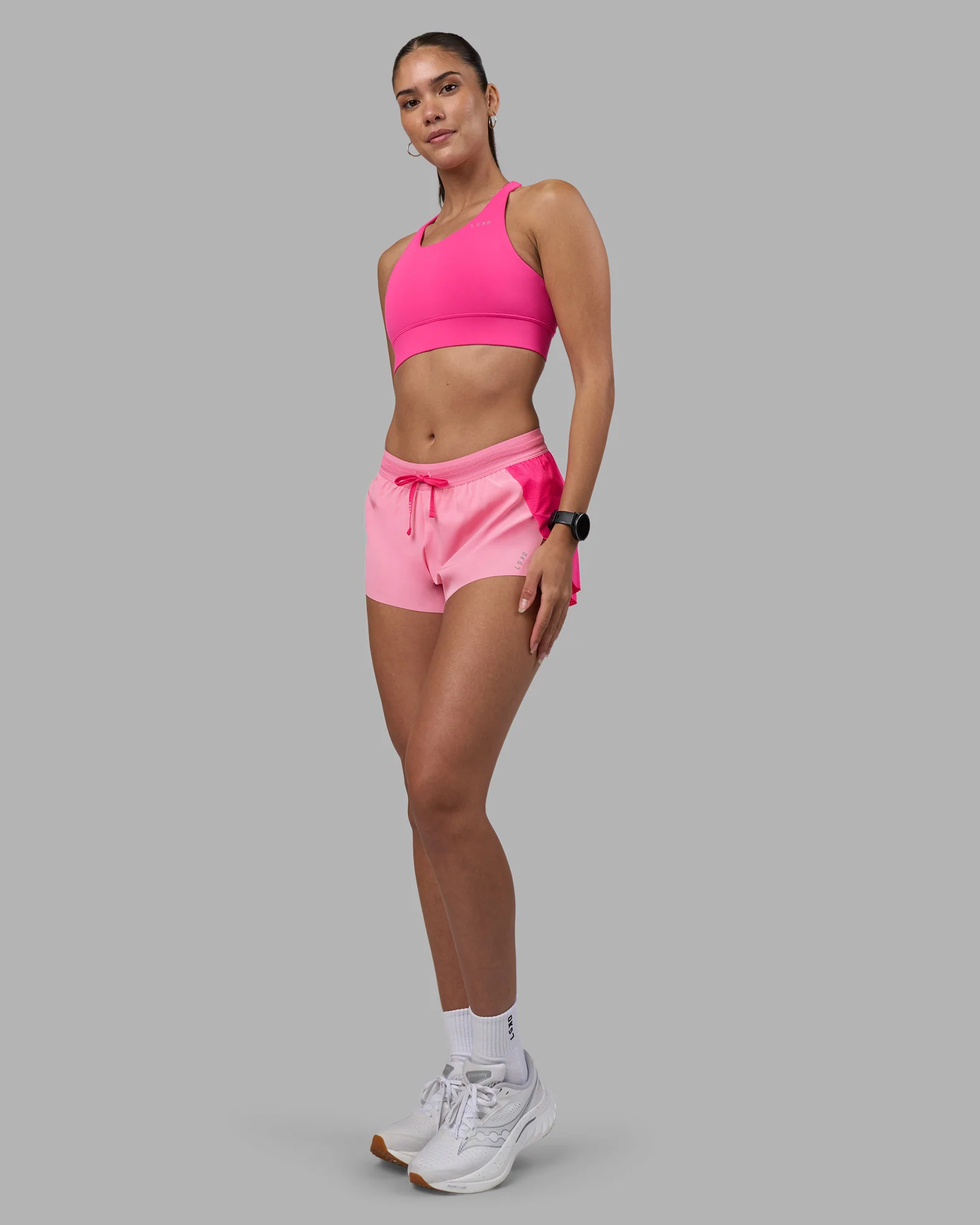Accelerate 3" Running Short - Ultra Pink-Candy Pink