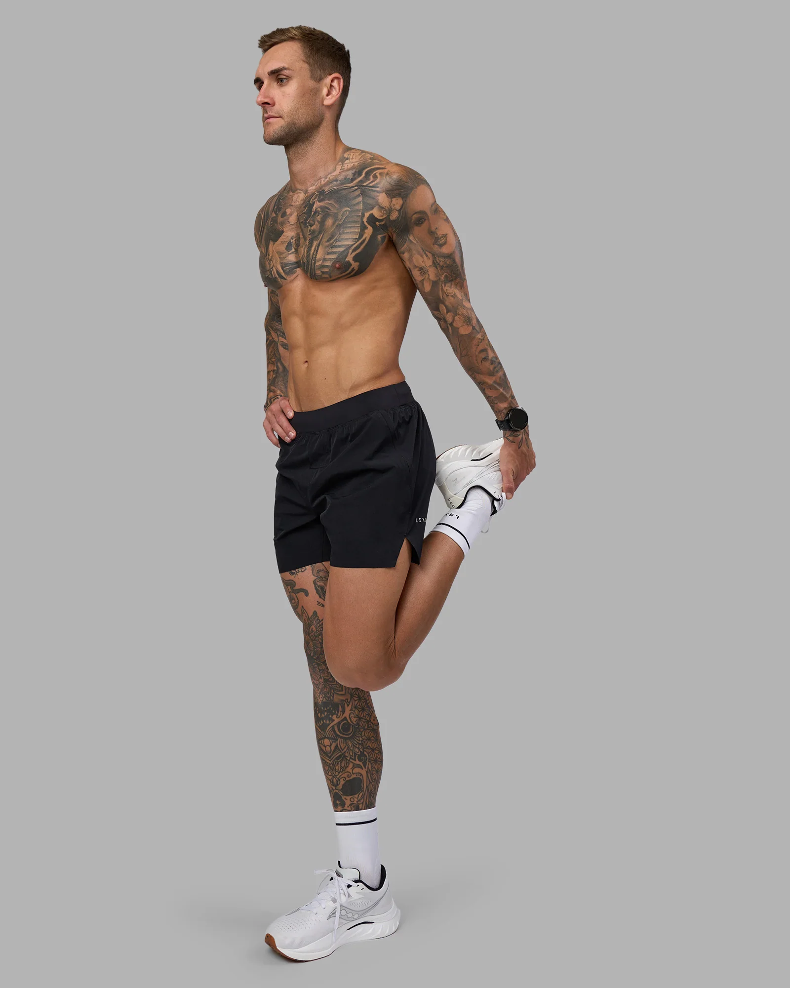 Hybrid 5" Short - Black-Reflective 10 Hybrid 5" Short - Black-Reflective