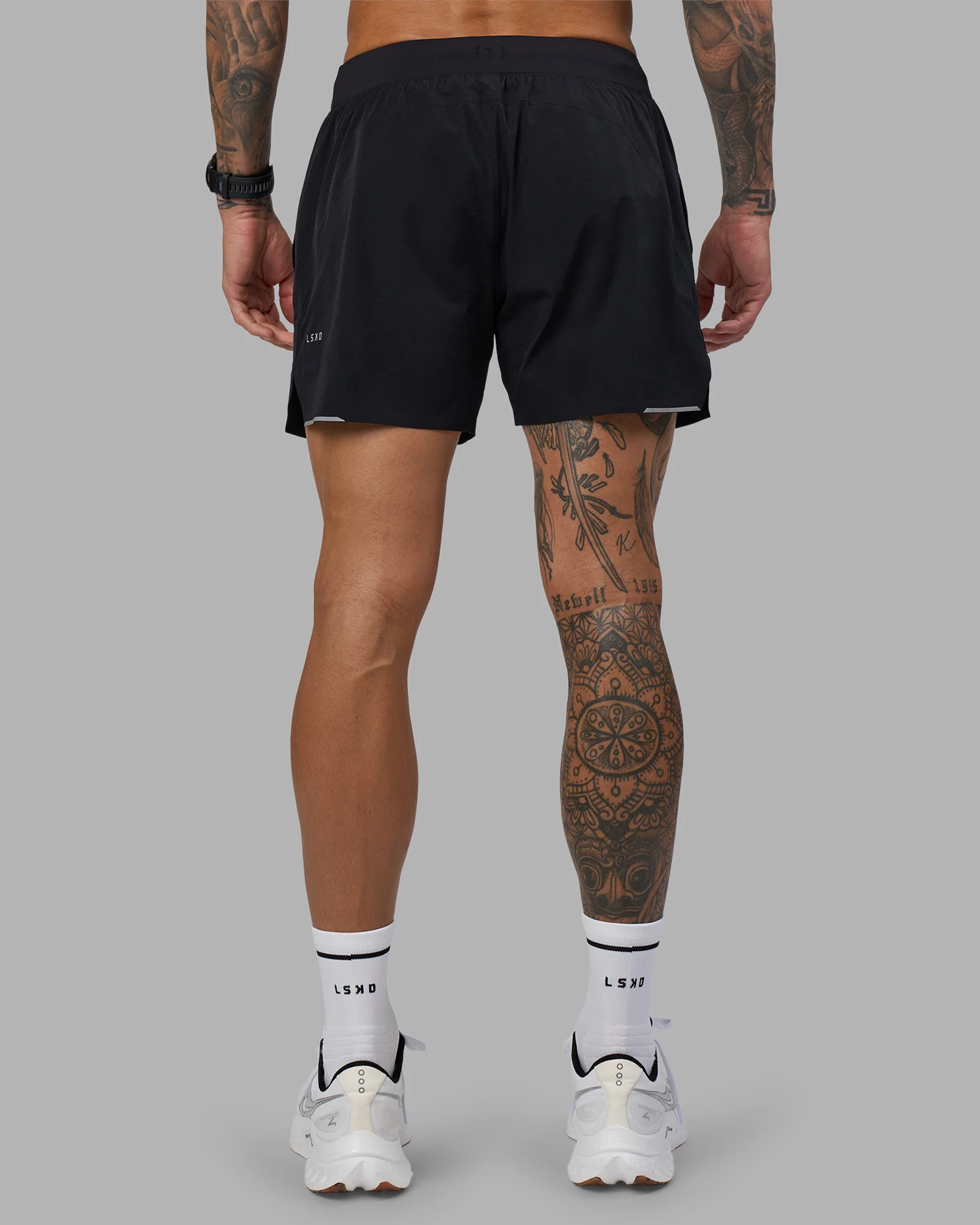 Hybrid 5" Short - Black-Reflective 4 Hybrid 5" Short - Black-Reflective