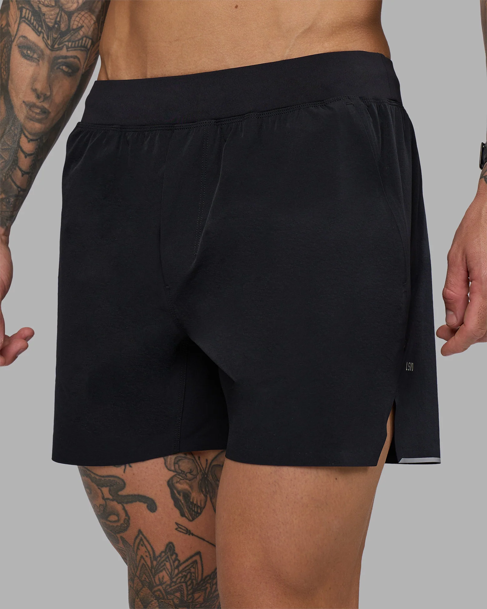 Hybrid 5" Short - Black-Reflective 5 Hybrid 5" Short - Black-Reflective