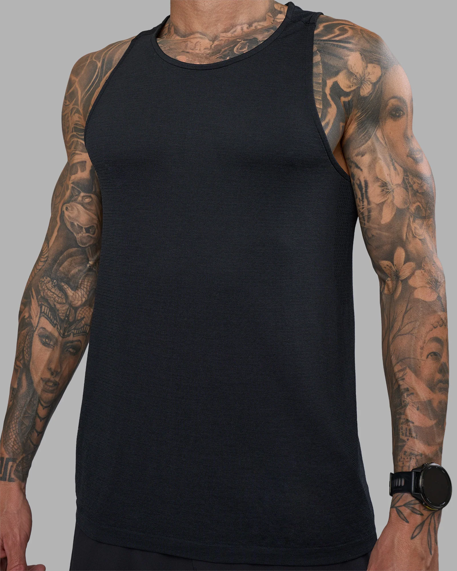 AeroFLX+ Seamless Tank - Black Marl