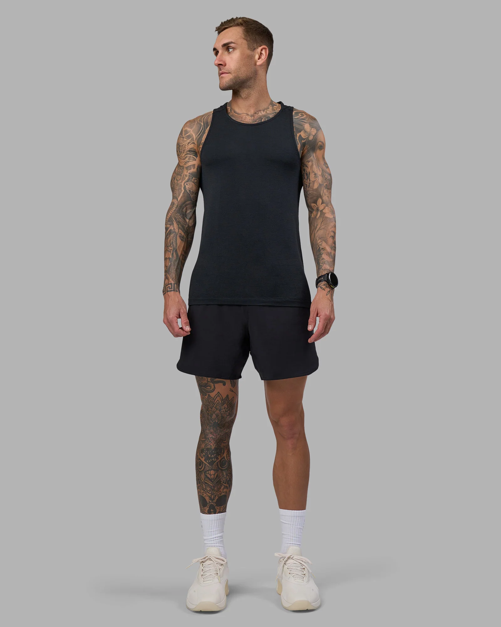 AeroFLX+ Seamless Tank - Black Marl