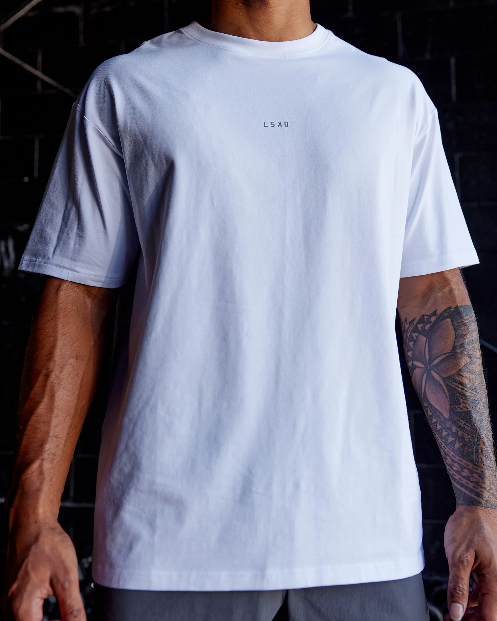 Base FLXCotton Tee Oversized - White
