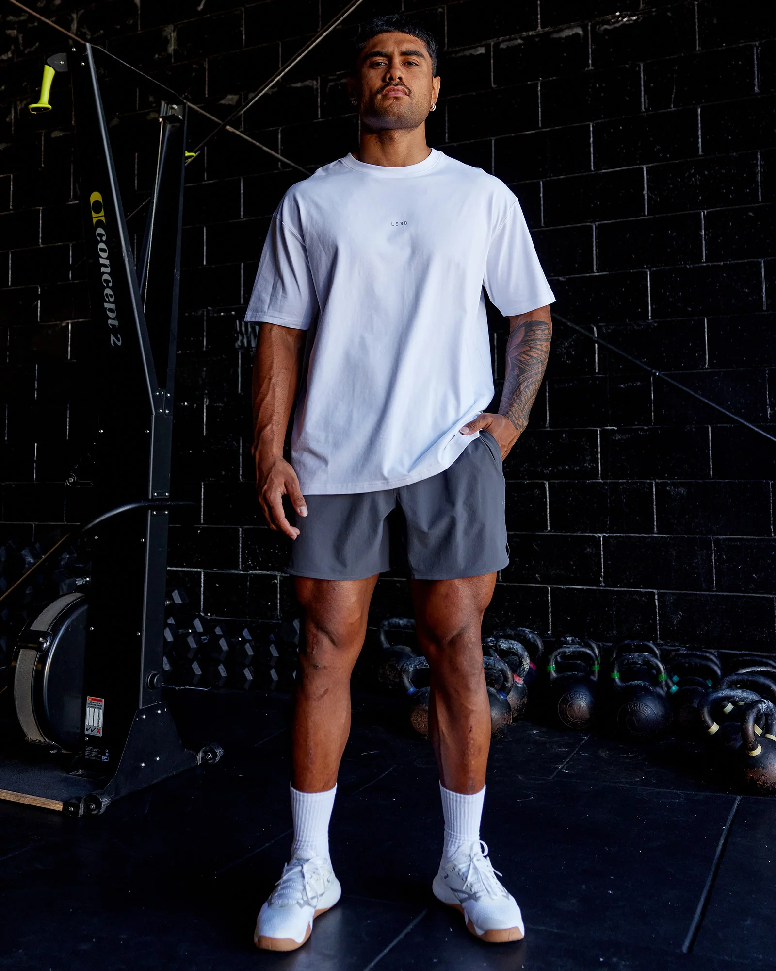 Base FLXCotton Tee Oversized - White 4 Base FLXCotton Tee Oversized - White