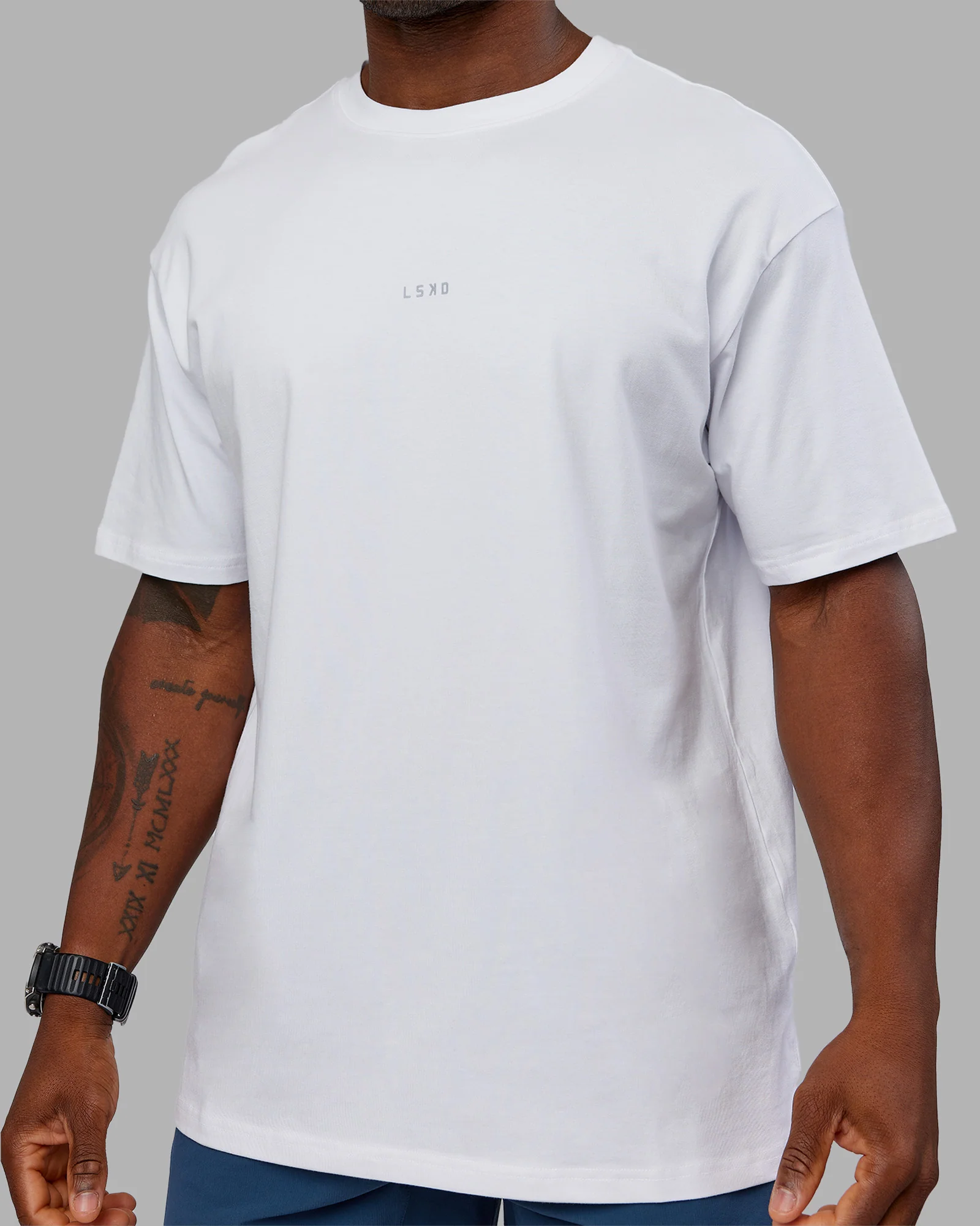 Base FLXCotton Tee Oversized - White 7 Base FLXCotton Tee Oversized - White