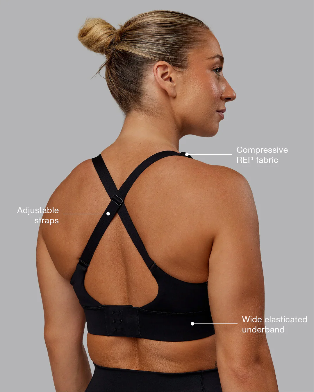 Accelerate Sports Bra - Black