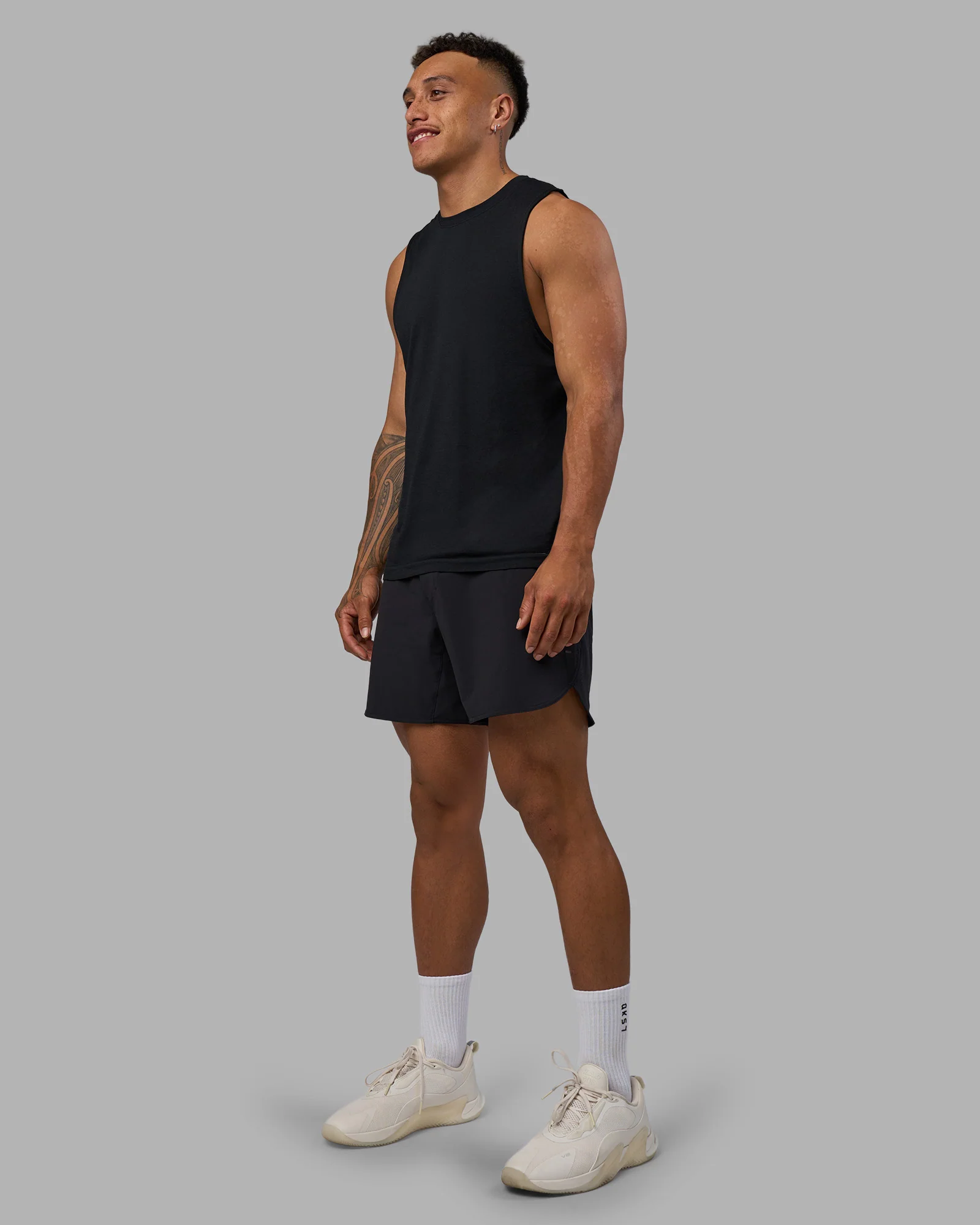 AeroFLX+ Seamless Muscle Tank - Black Marl