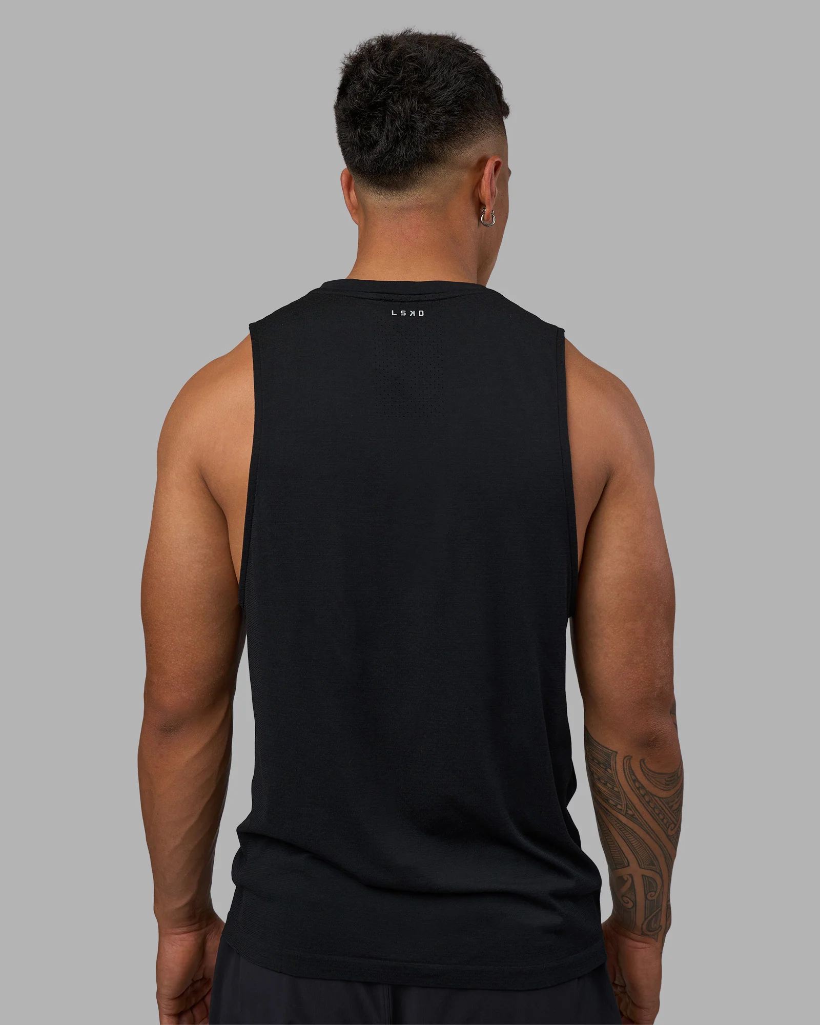 AeroFLX+ Seamless Muscle Tank - Black Marl