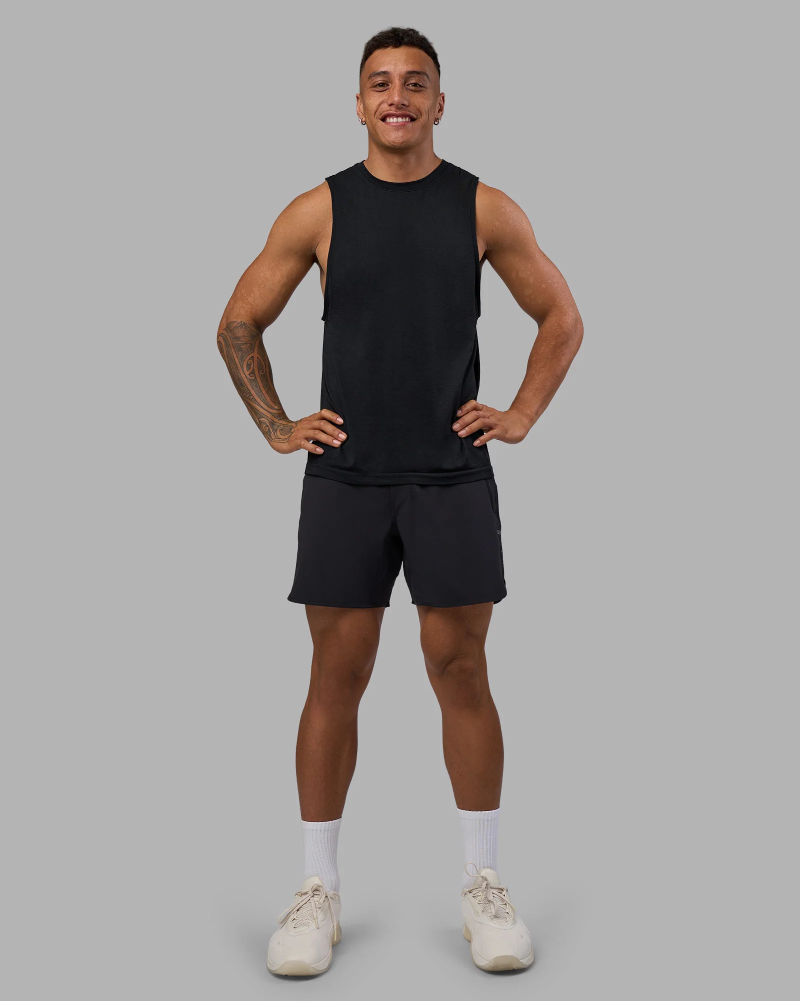 AeroFLX+ Seamless Muscle Tank - Black Marl