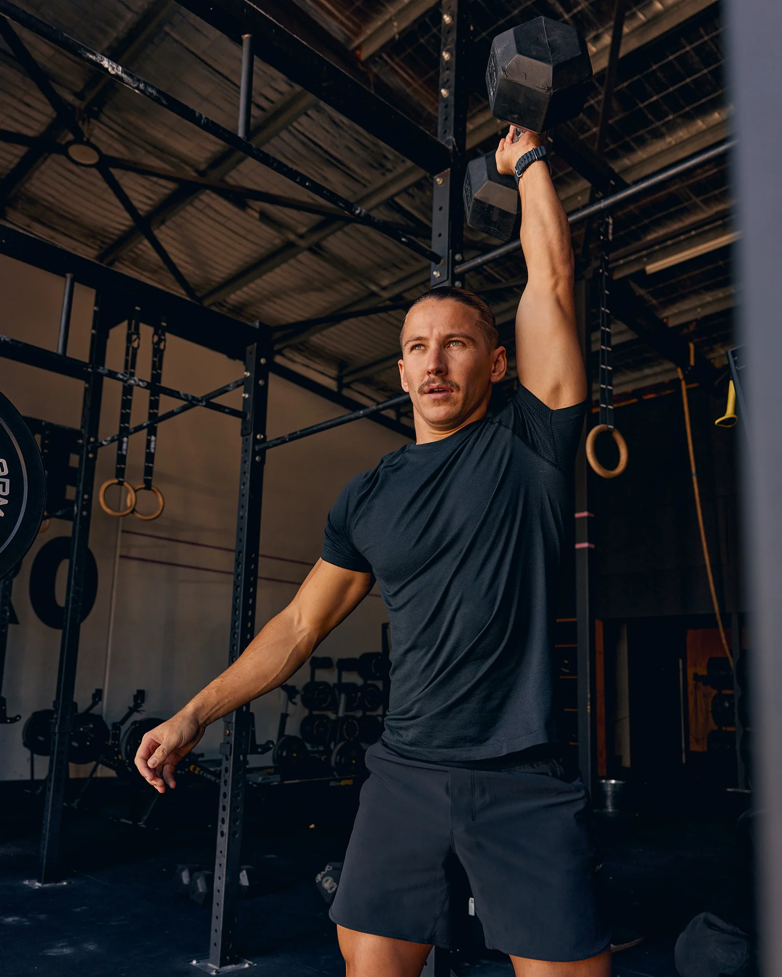 AeroFLX+ Seamless Tee - Black Marl