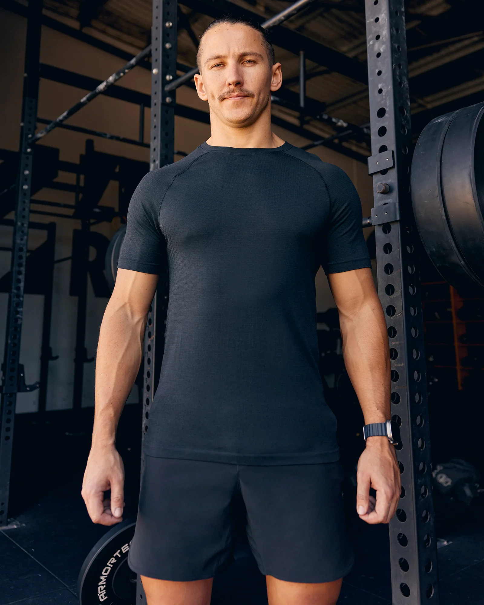 AeroFLX+ Seamless Tee - Black Marl 3 AeroFLX+ Seamless Tee - Black Marl