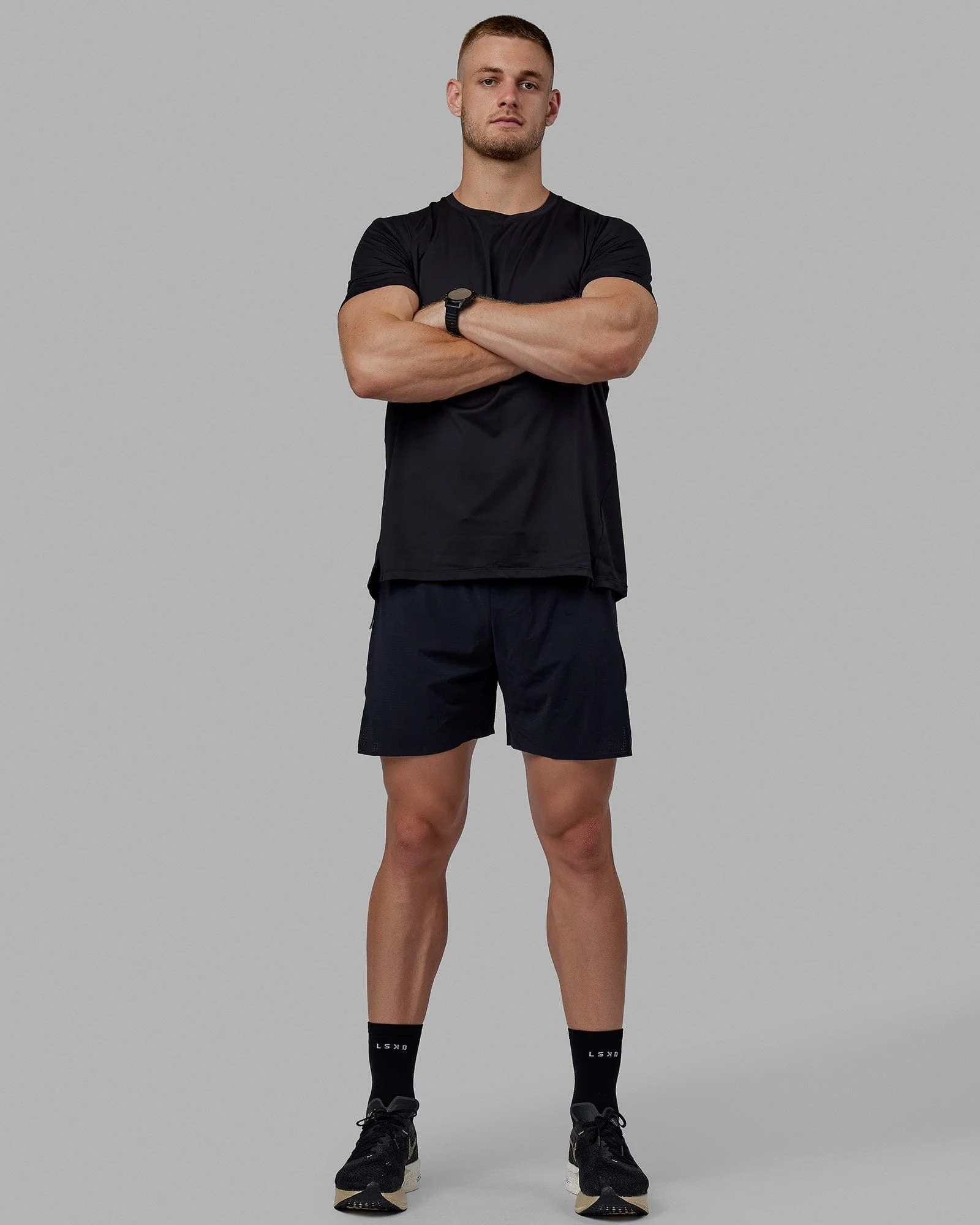 Pace Running Tee - Black 7 Pace Running Tee - Black