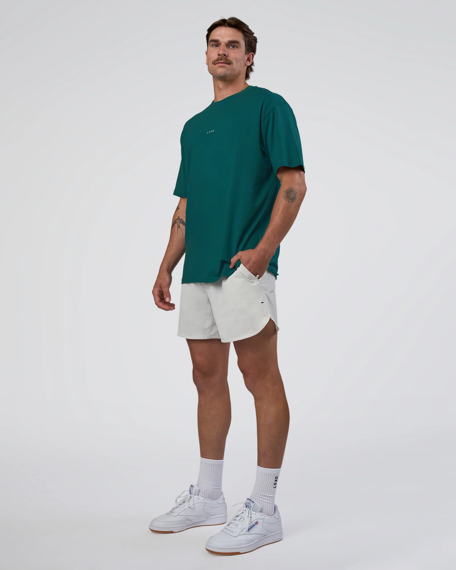 Base FLXCotton Tee Oversized - Transformative Teal
