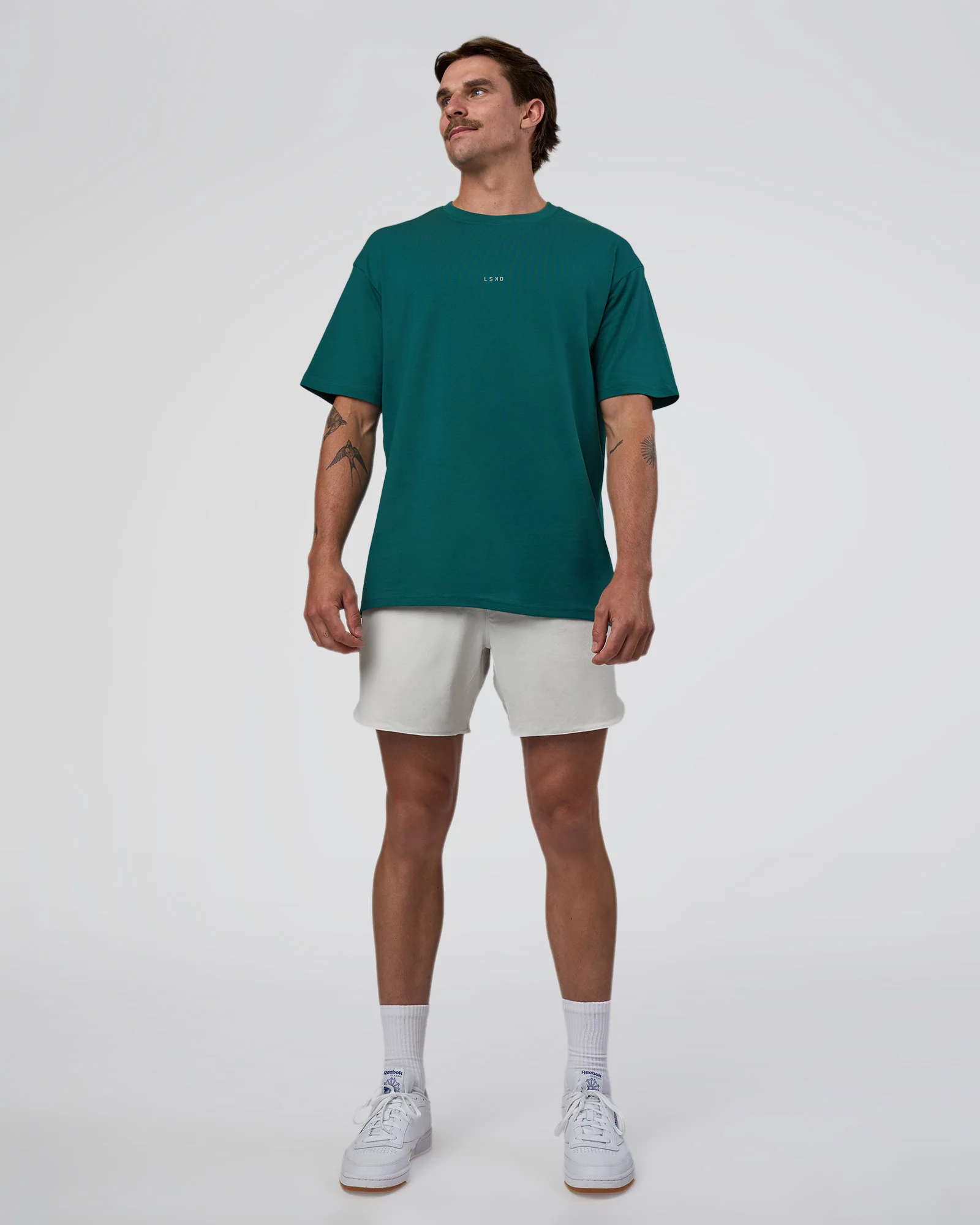 Base FLXCotton Tee Oversized - Transformative Teal