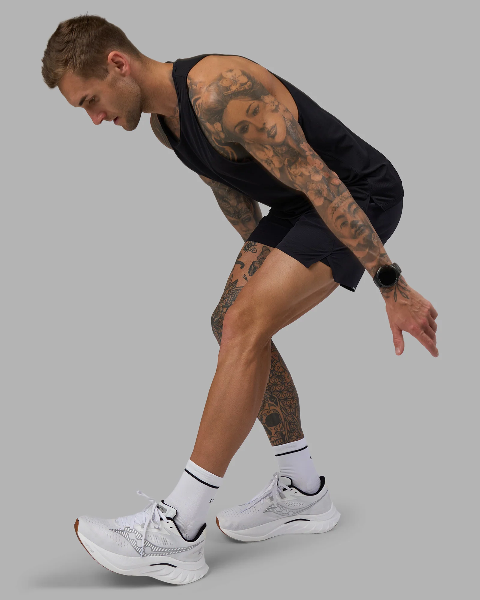 Pace Running Tank - Black