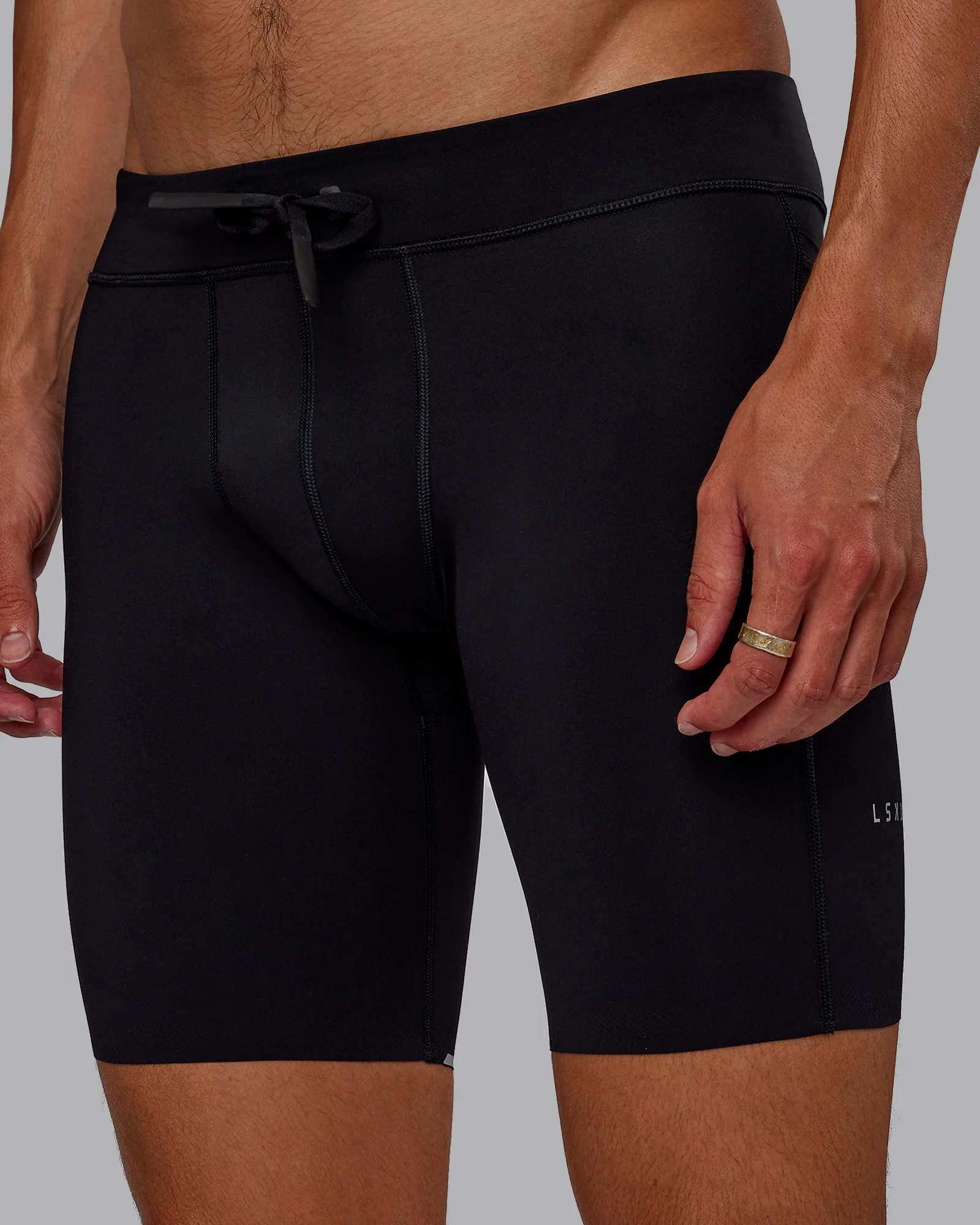 Race Day Short Tight 8" - Black