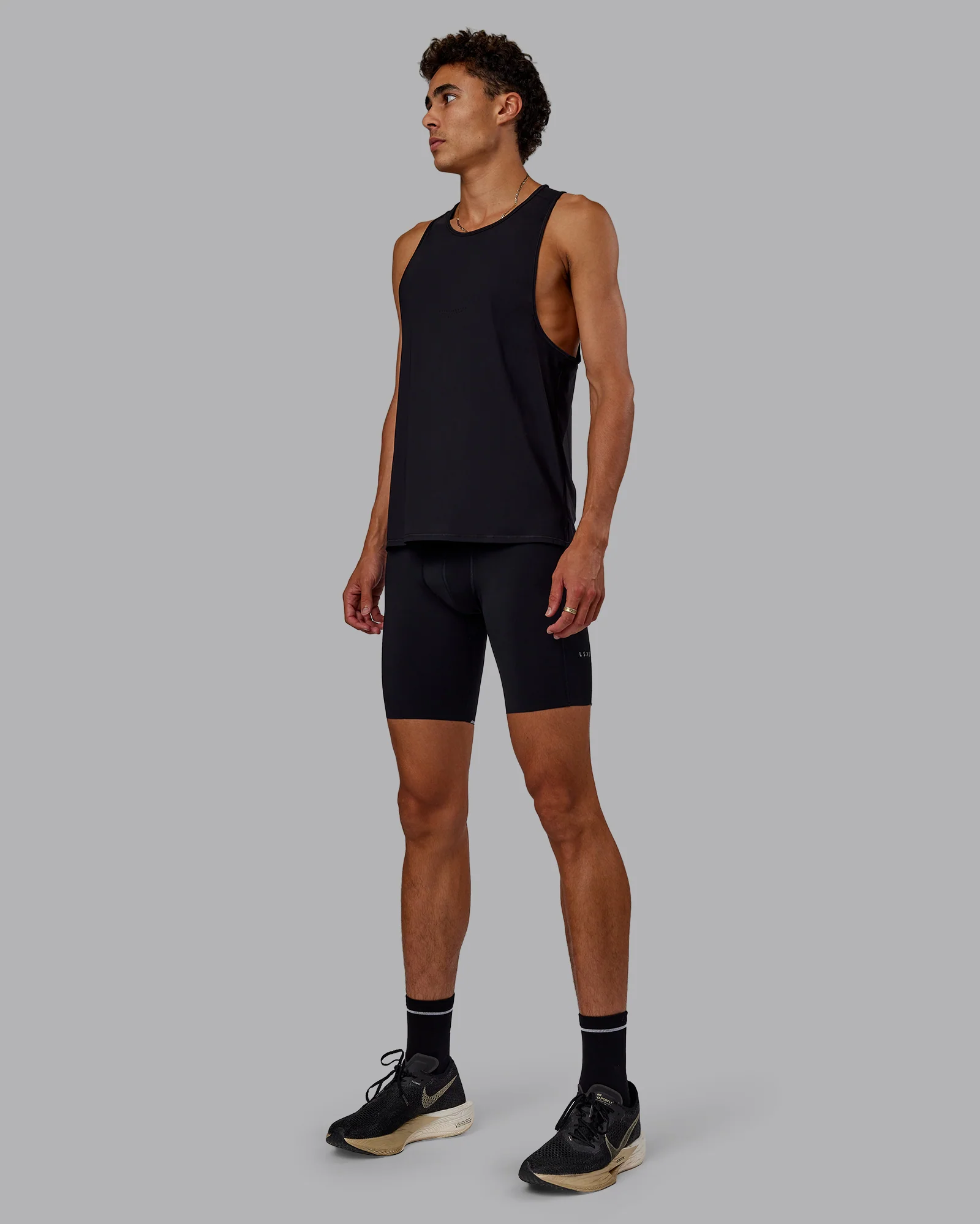 Race Day Short Tight 8" - Black 4 Race Day Short Tight 8" - Black