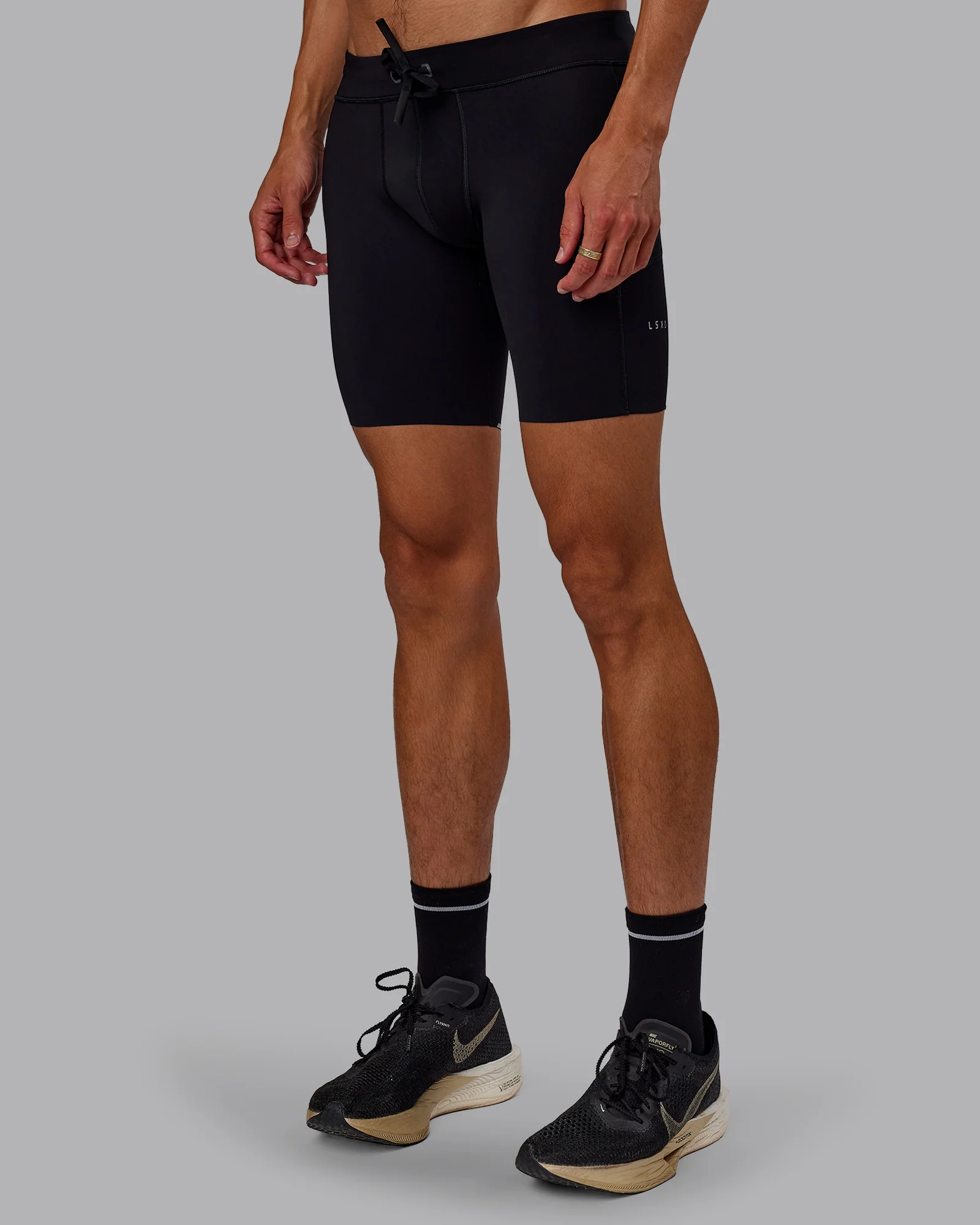 Race Day Short Tight 8" - Black 7 Race Day Short Tight 8" - Black