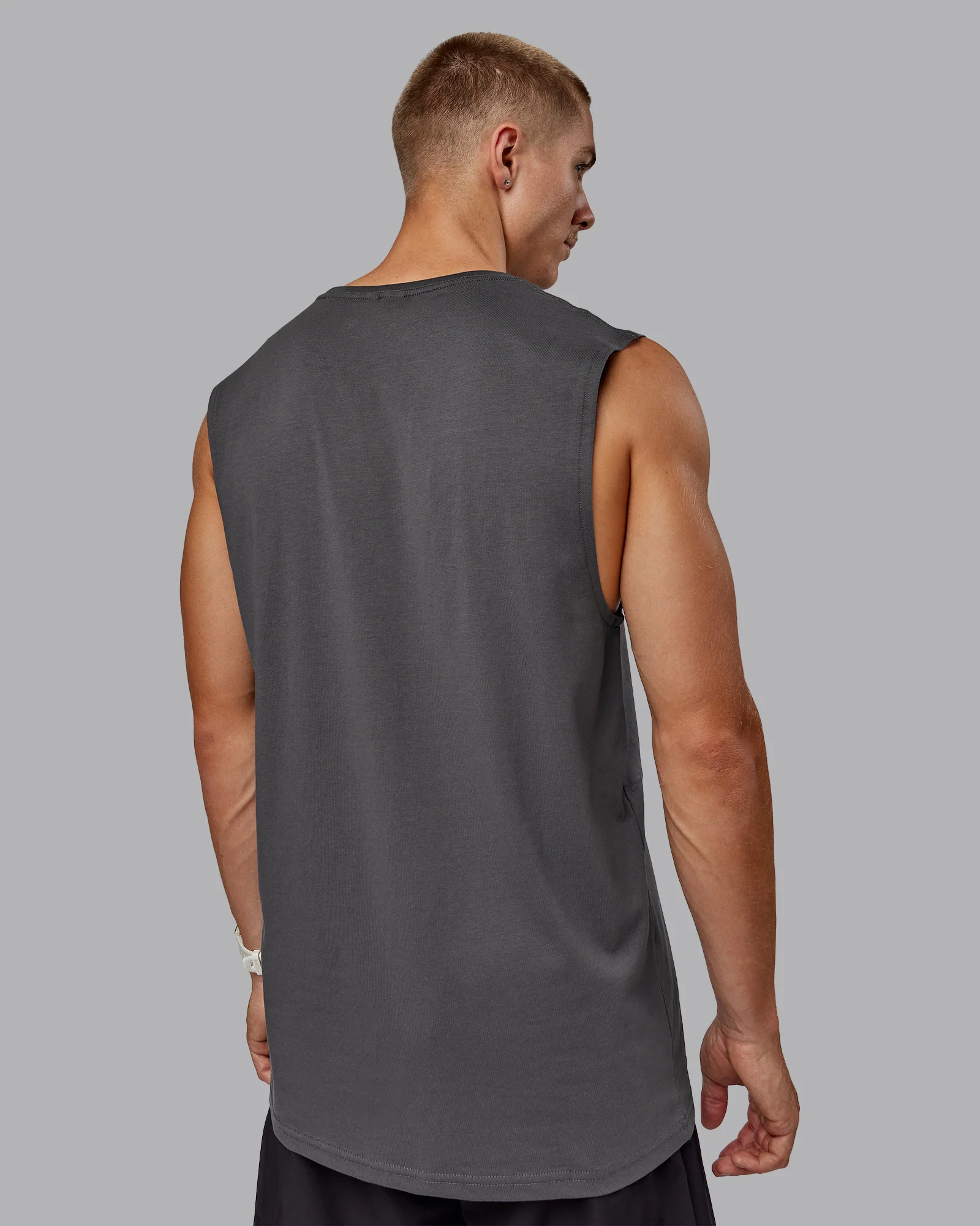 Base FLXCotton Tank - Dark Storm