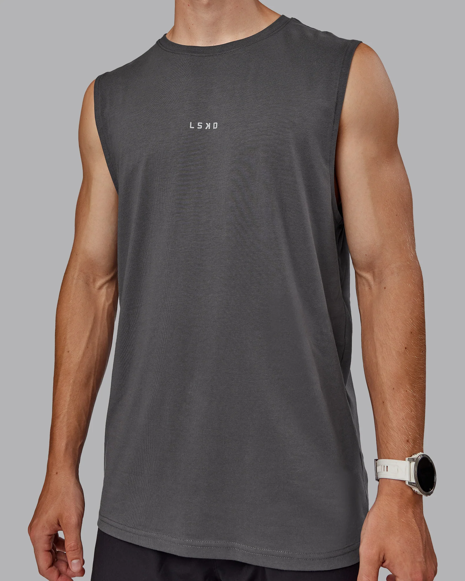 Base FLXCotton Tank - Dark Storm