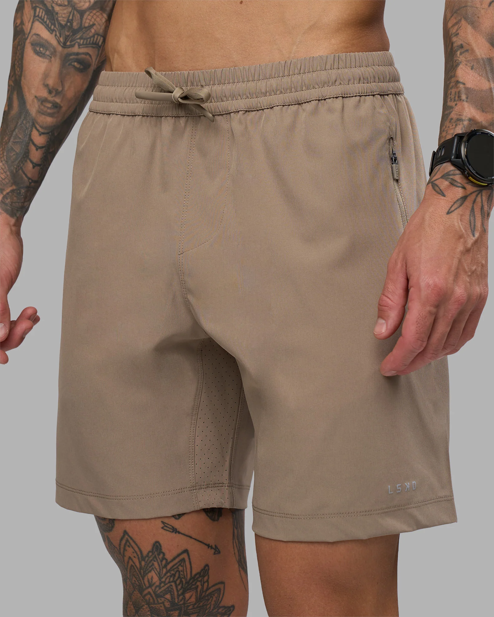 Rep 7'' Performance Short - Greige