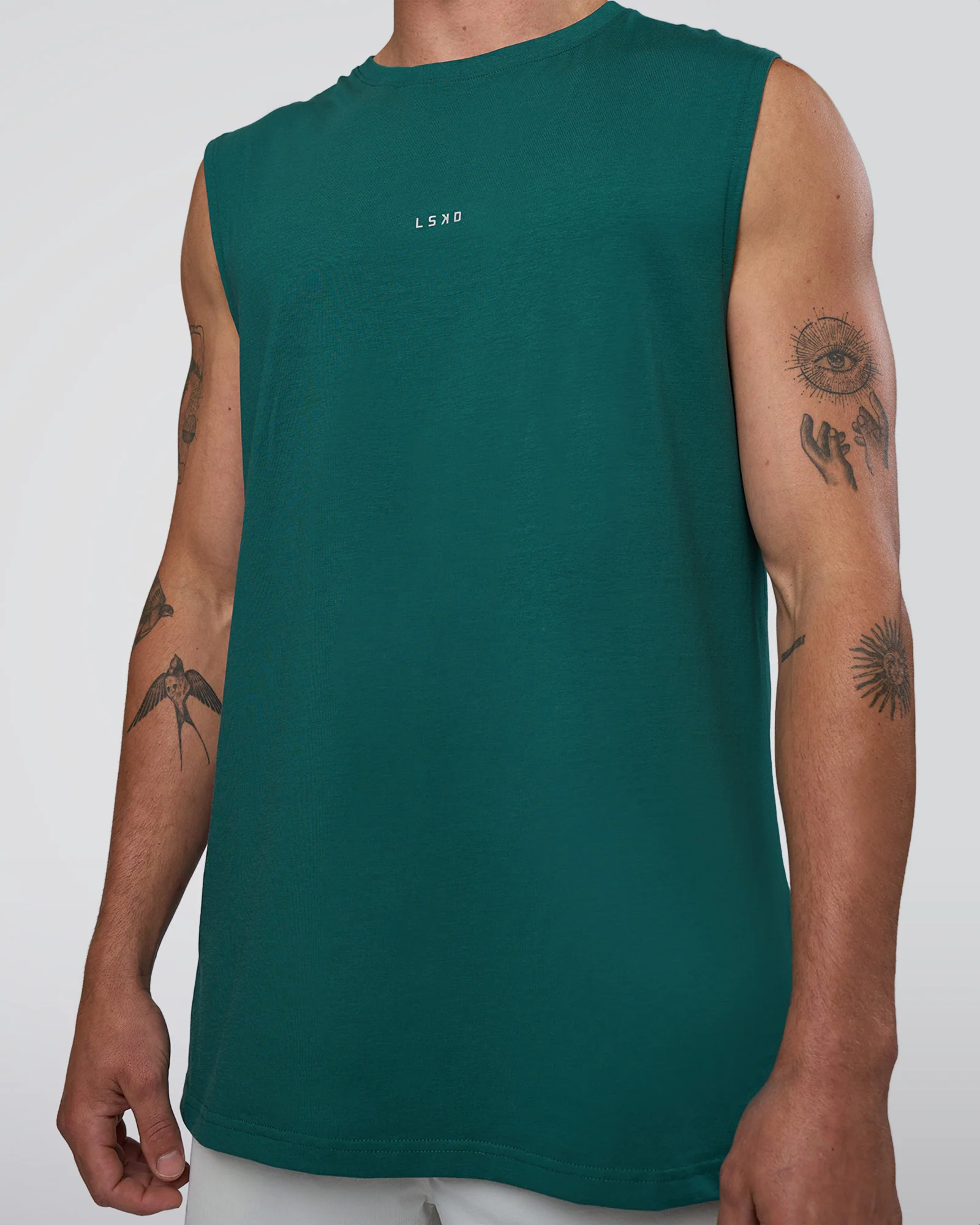 Base FLXCotton Tank - Transformative Teal