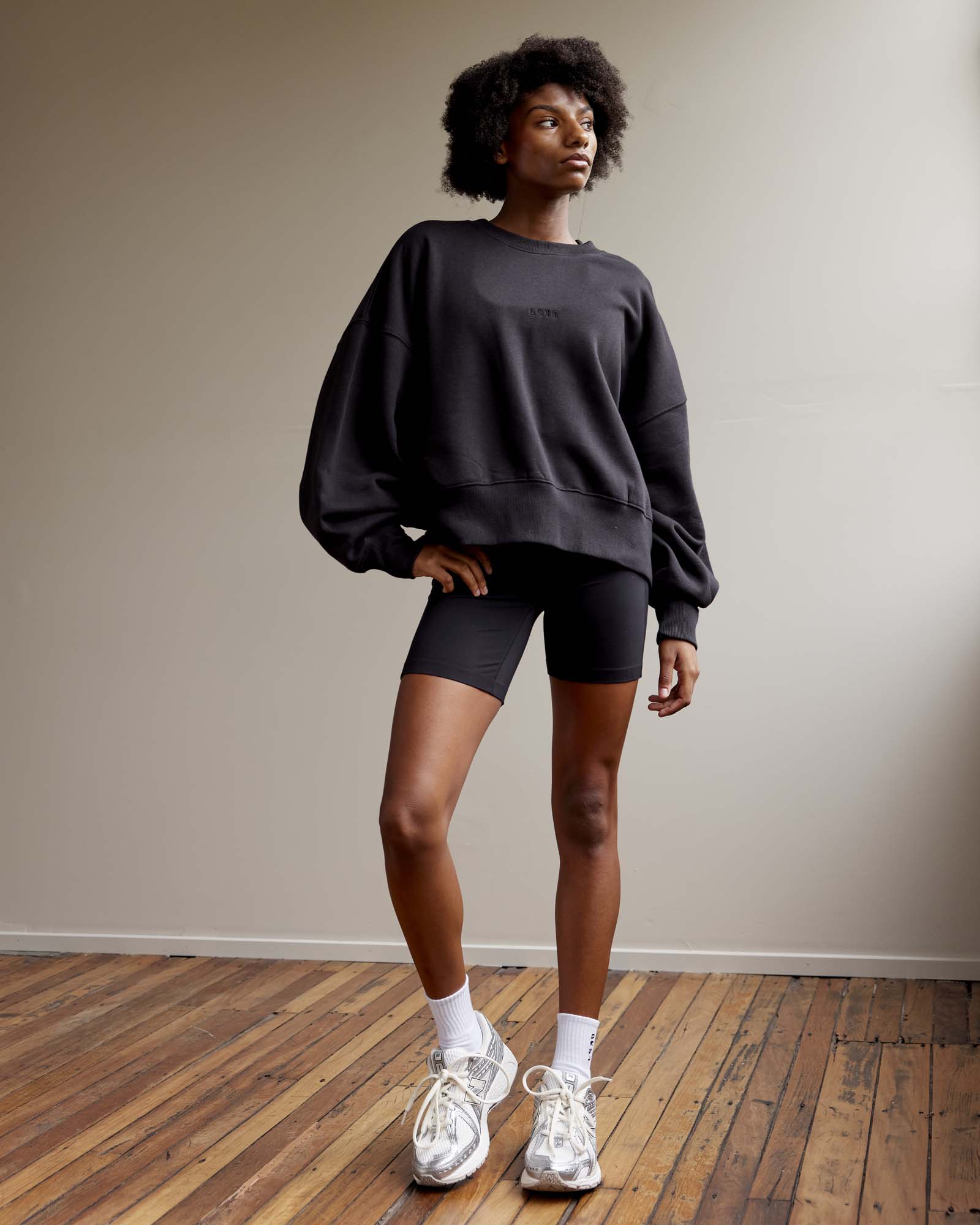 MVP Oversized Sweater - Black-Black
