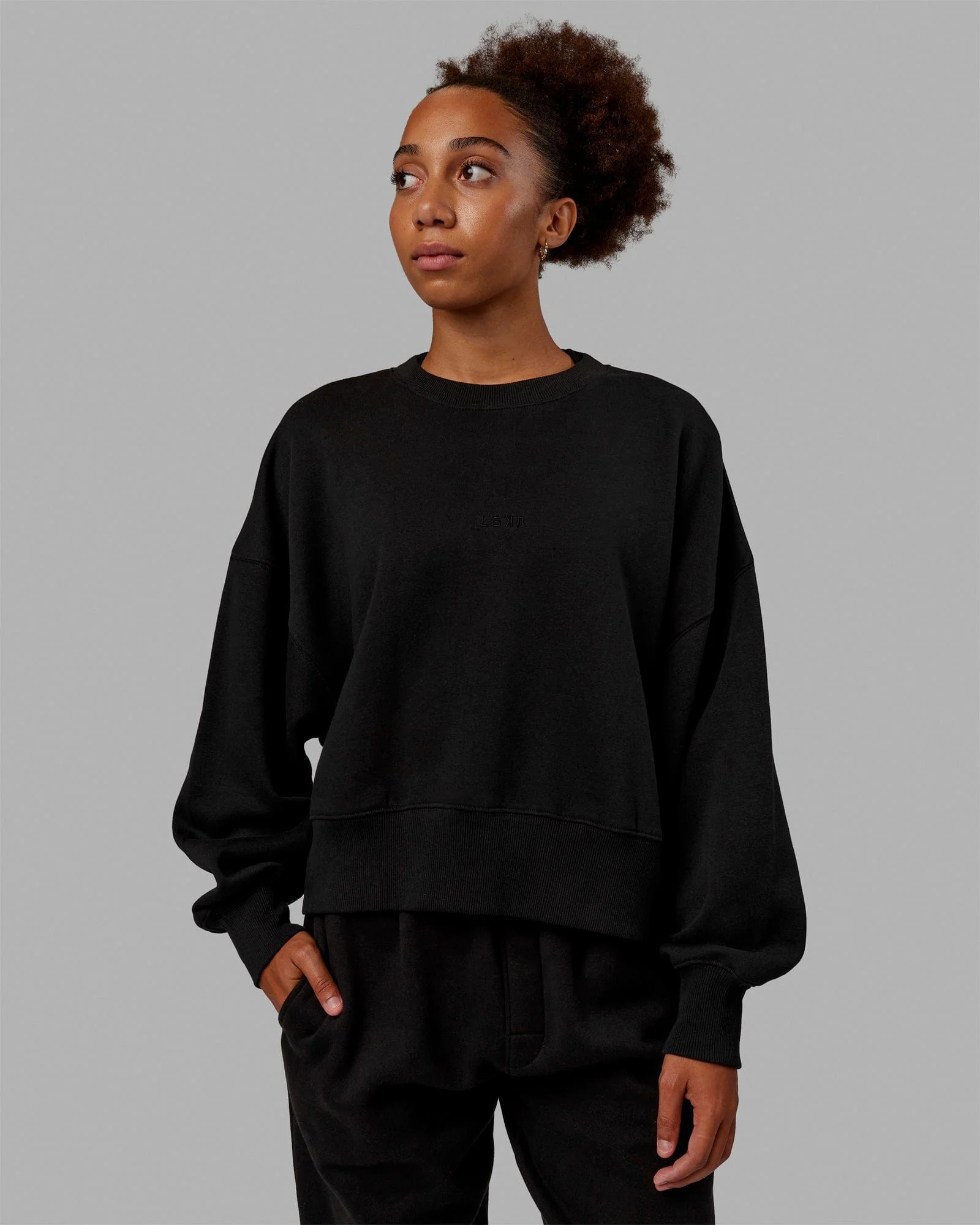 MVP Oversized Sweater - Black-Black