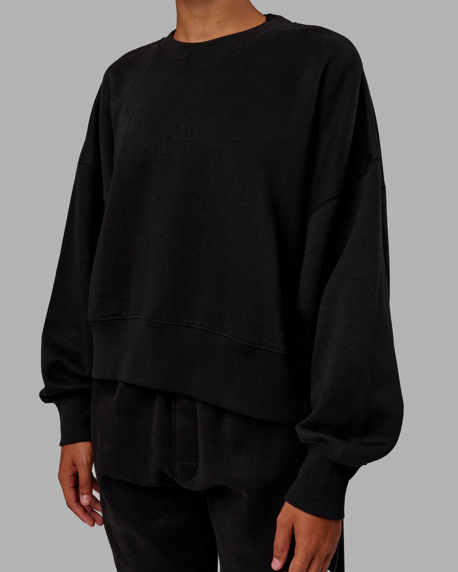 MVP Oversized Sweater - Black-Black