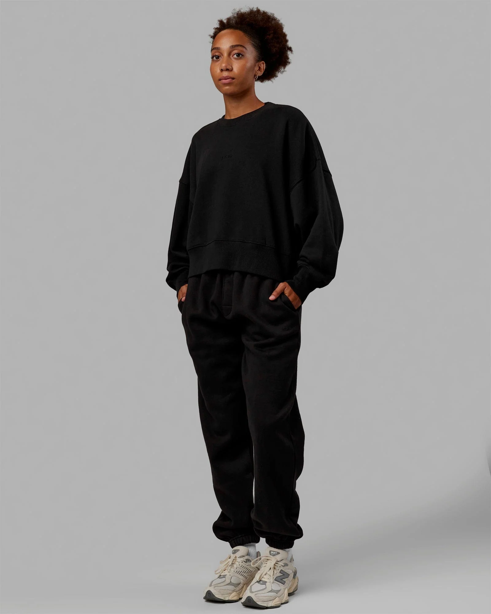 MVP Oversized Sweater - Black-Black