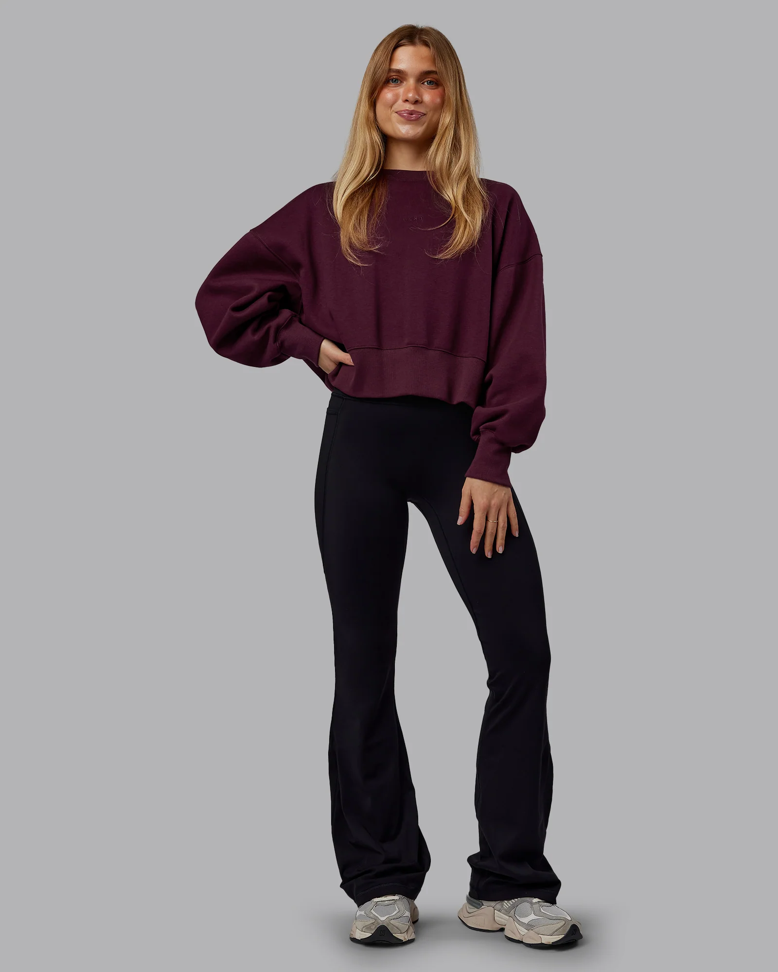 MVP Oversized Sweater - Cherry Lacquer