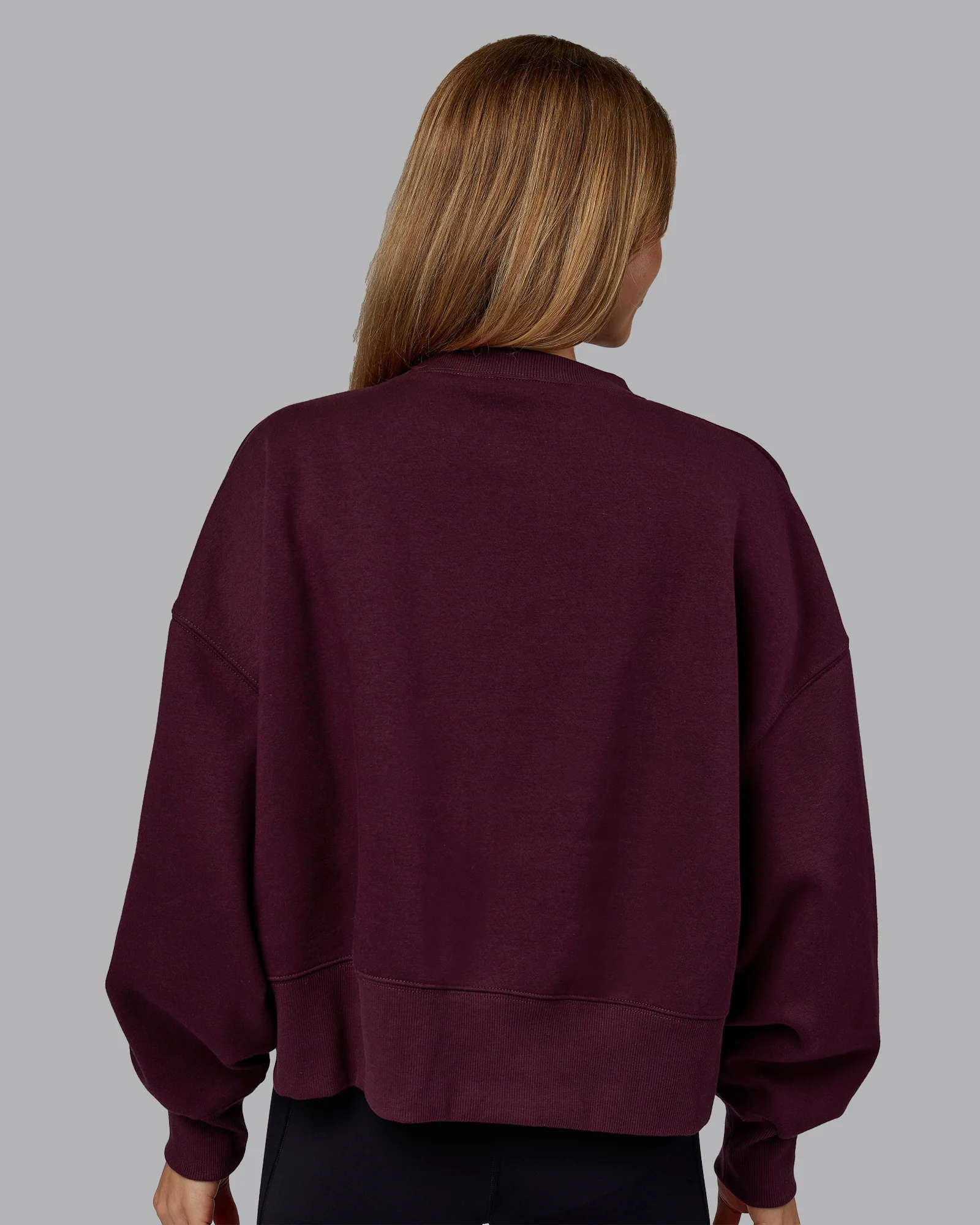 MVP Oversized Sweater - Cherry Lacquer