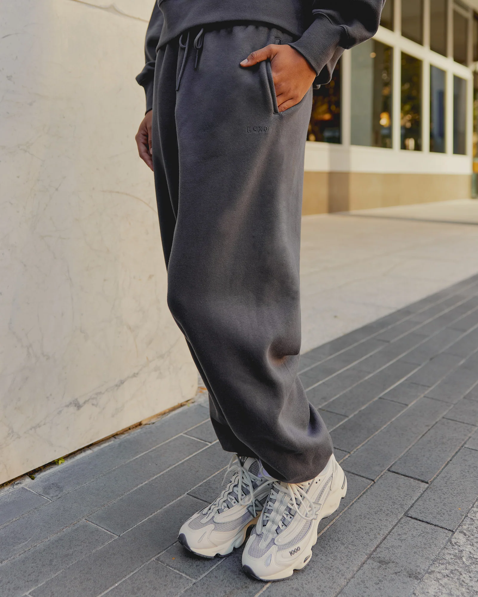MVP Oversized Slouchy Fit Track Pant - Dark Storm