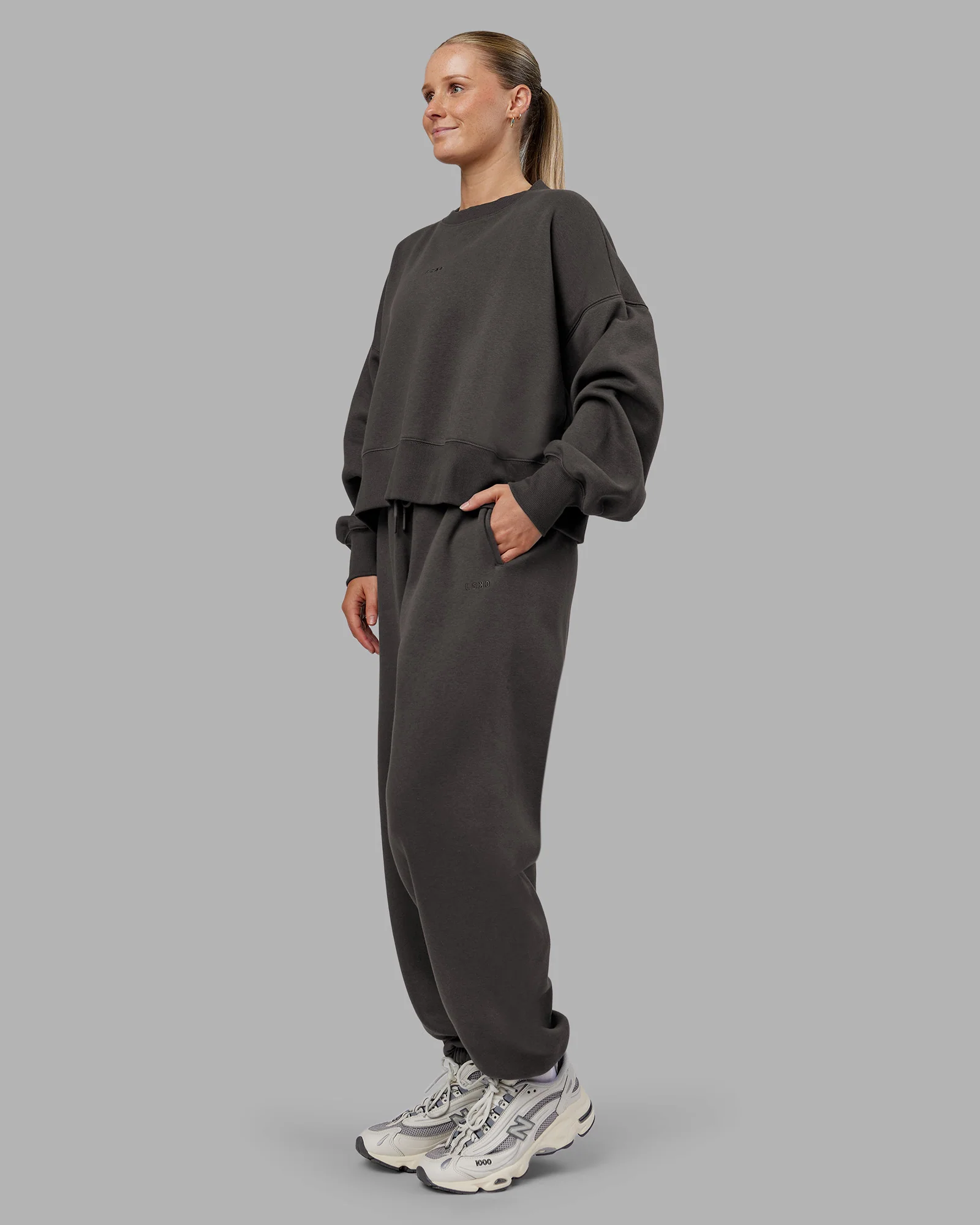 MVP Oversized Slouchy Fit Track Pant - Dark Storm