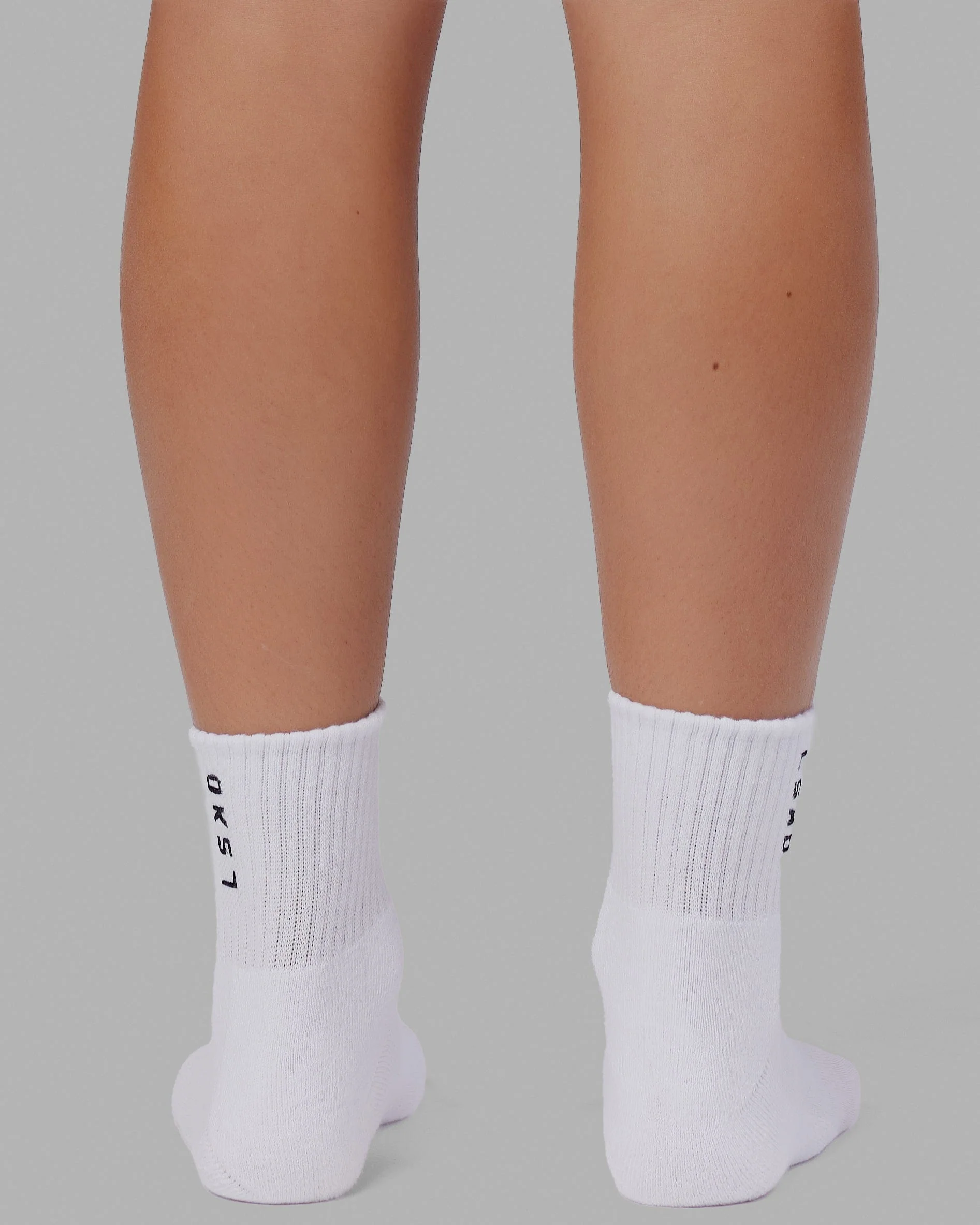 Signal Quarter Socks 3 Pack - White-Black