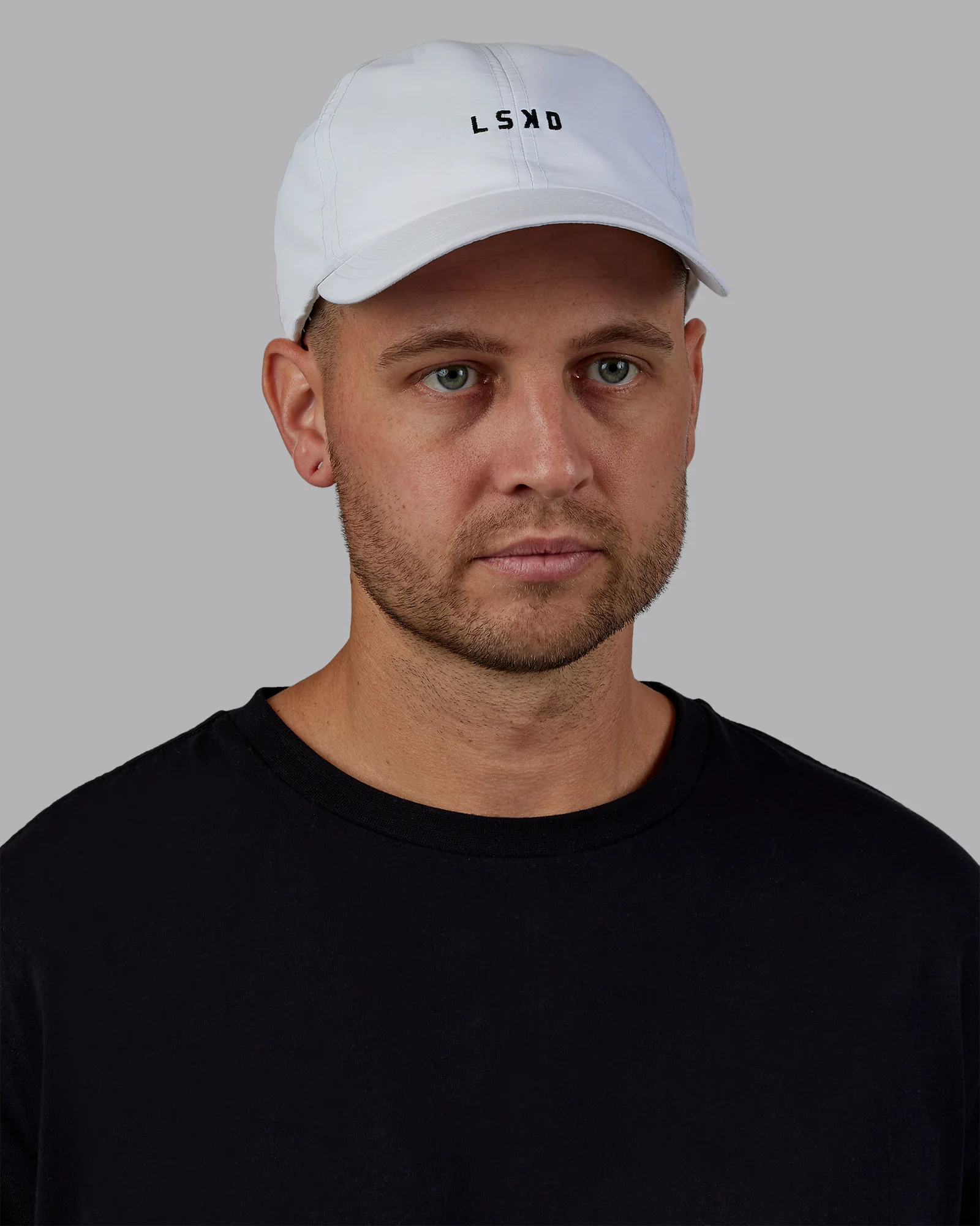 Train Cap - White-Black