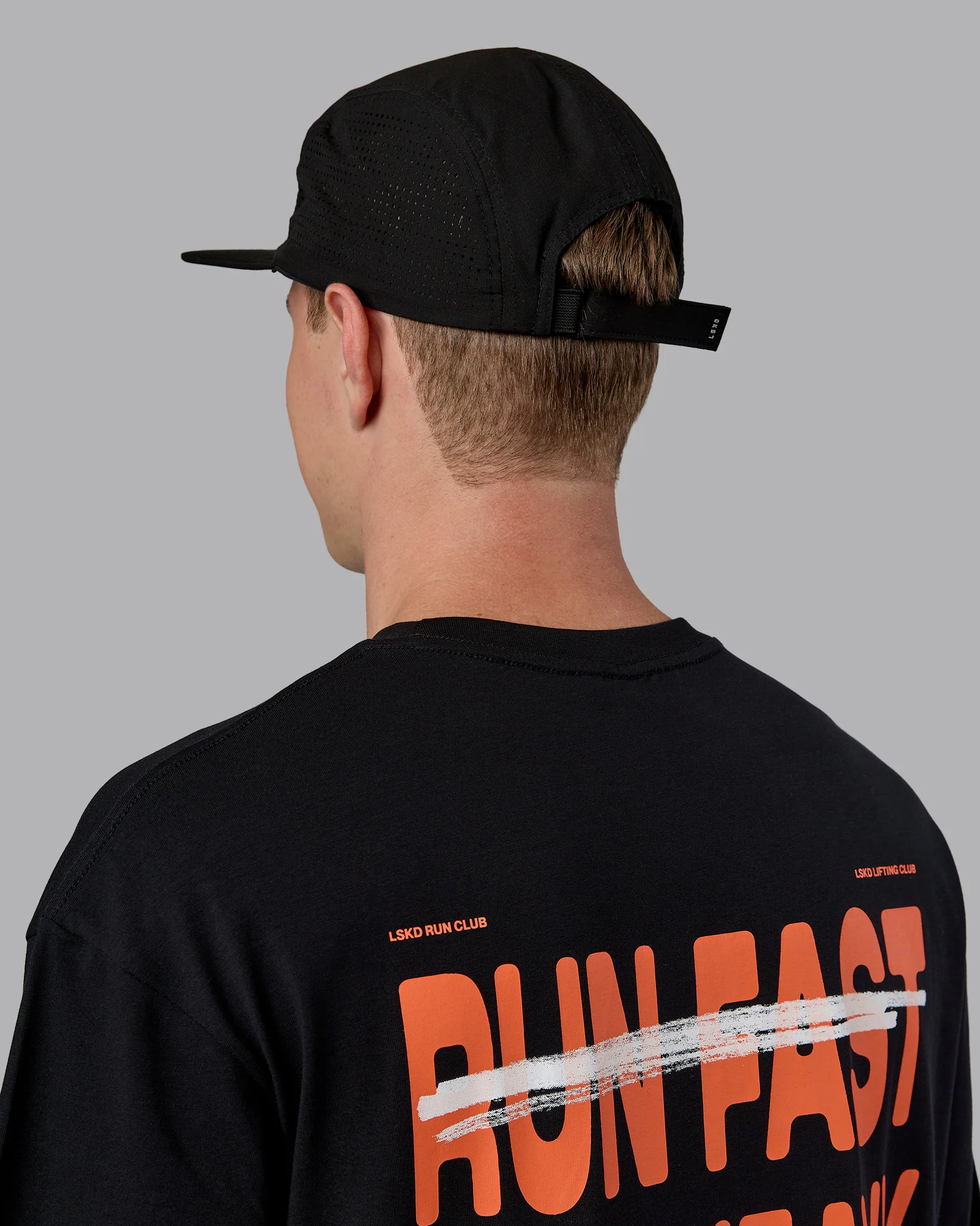 Dash Run Club Cap - Black-White