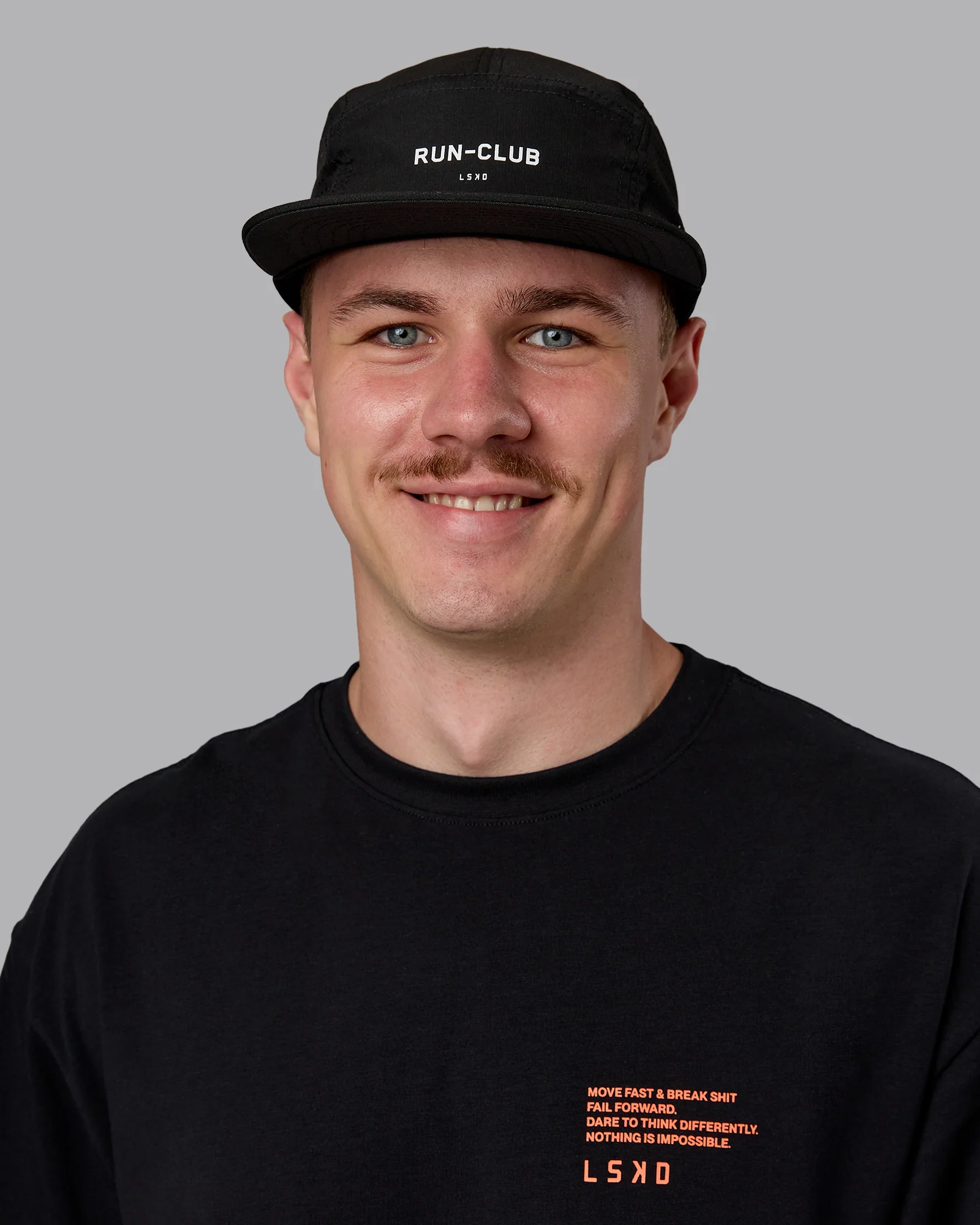 Dash Run Club Cap - Black-White