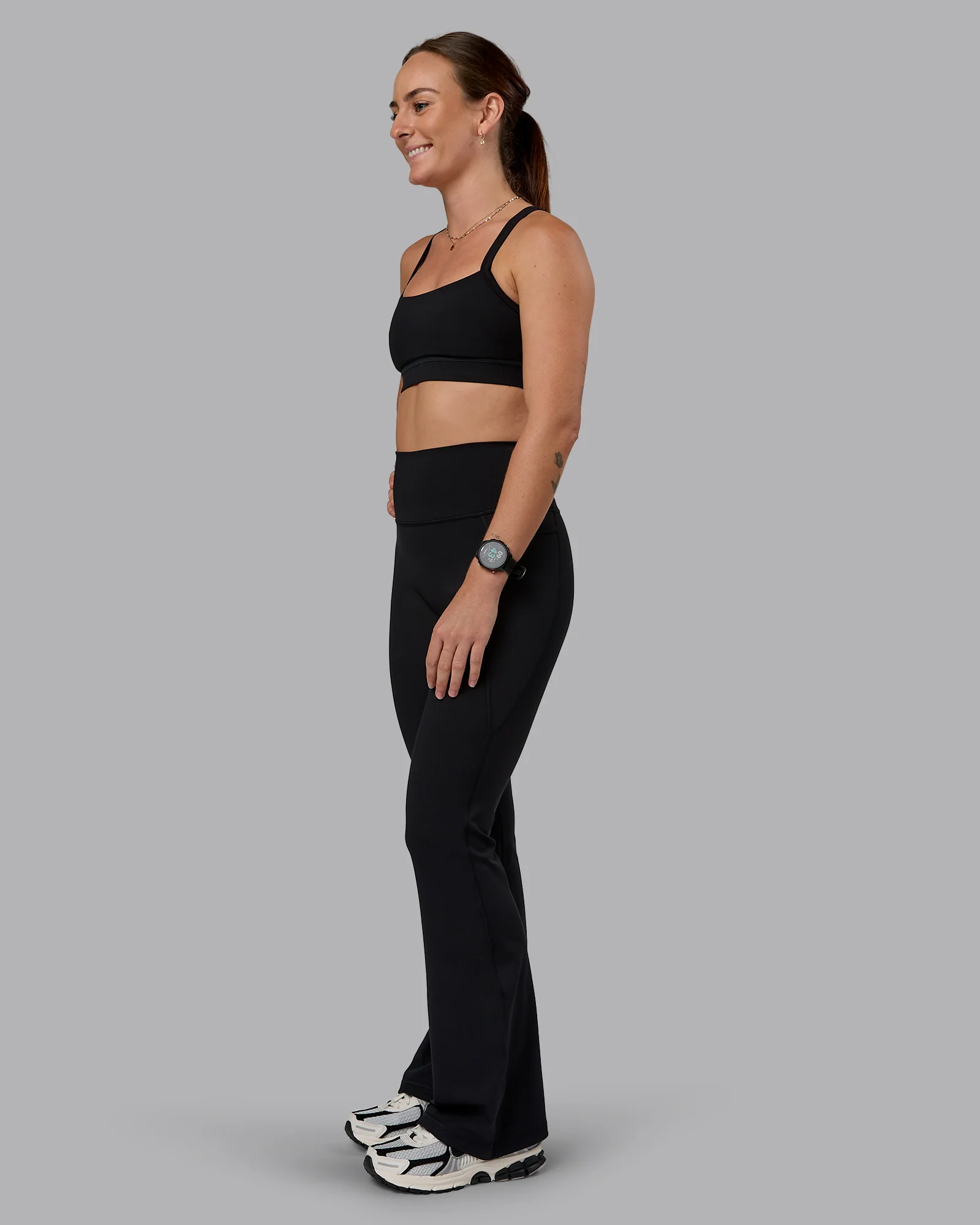 Fusion Ultra High-Rise Flared Petite Legging Pockets - Black 5 Fusion Ultra High-Rise Flared Petite Legging Pockets - Black