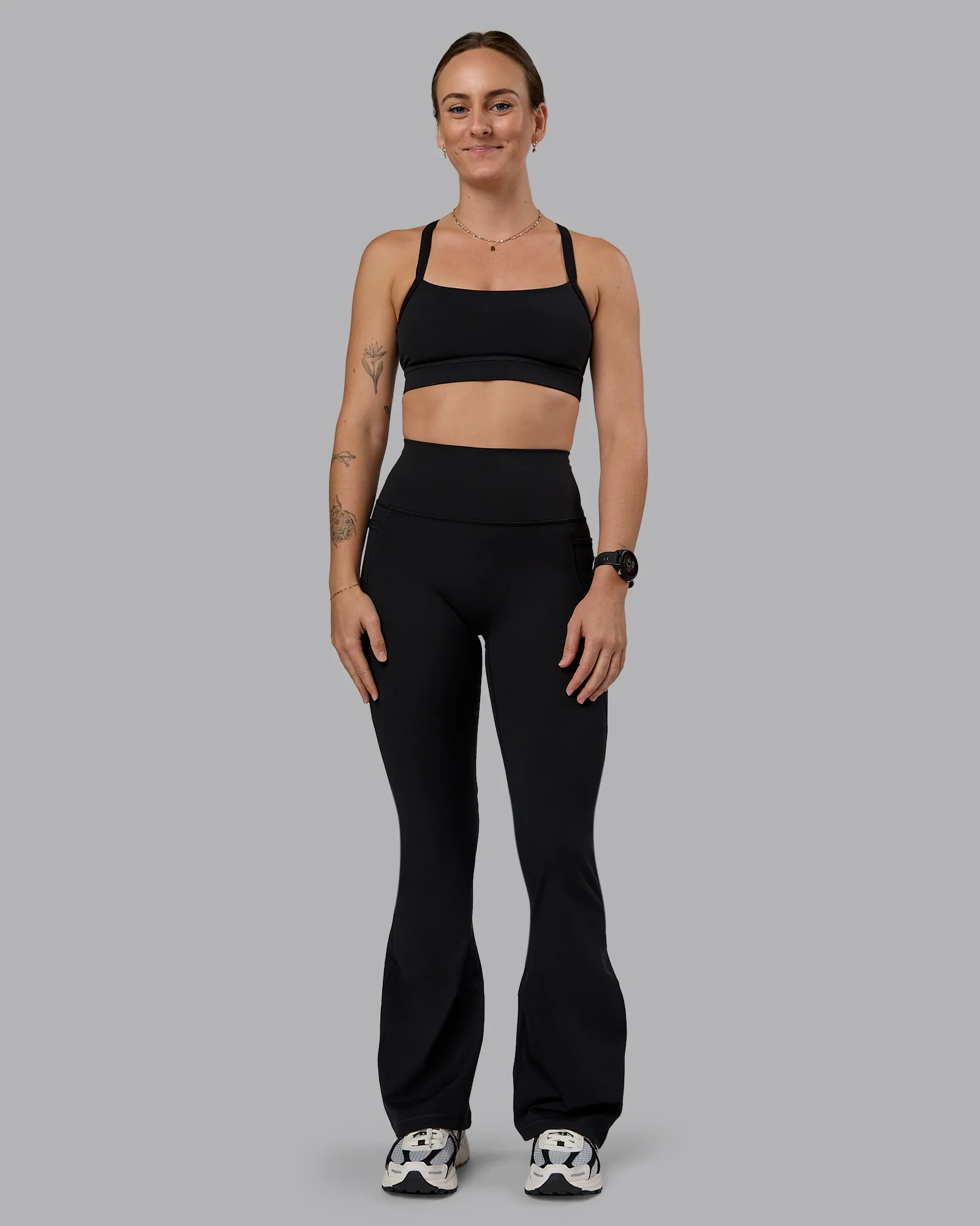 Fusion Ultra High-Rise Flared Petite Legging Pockets - Black 8 Fusion Ultra High-Rise Flared Petite Legging Pockets - Black