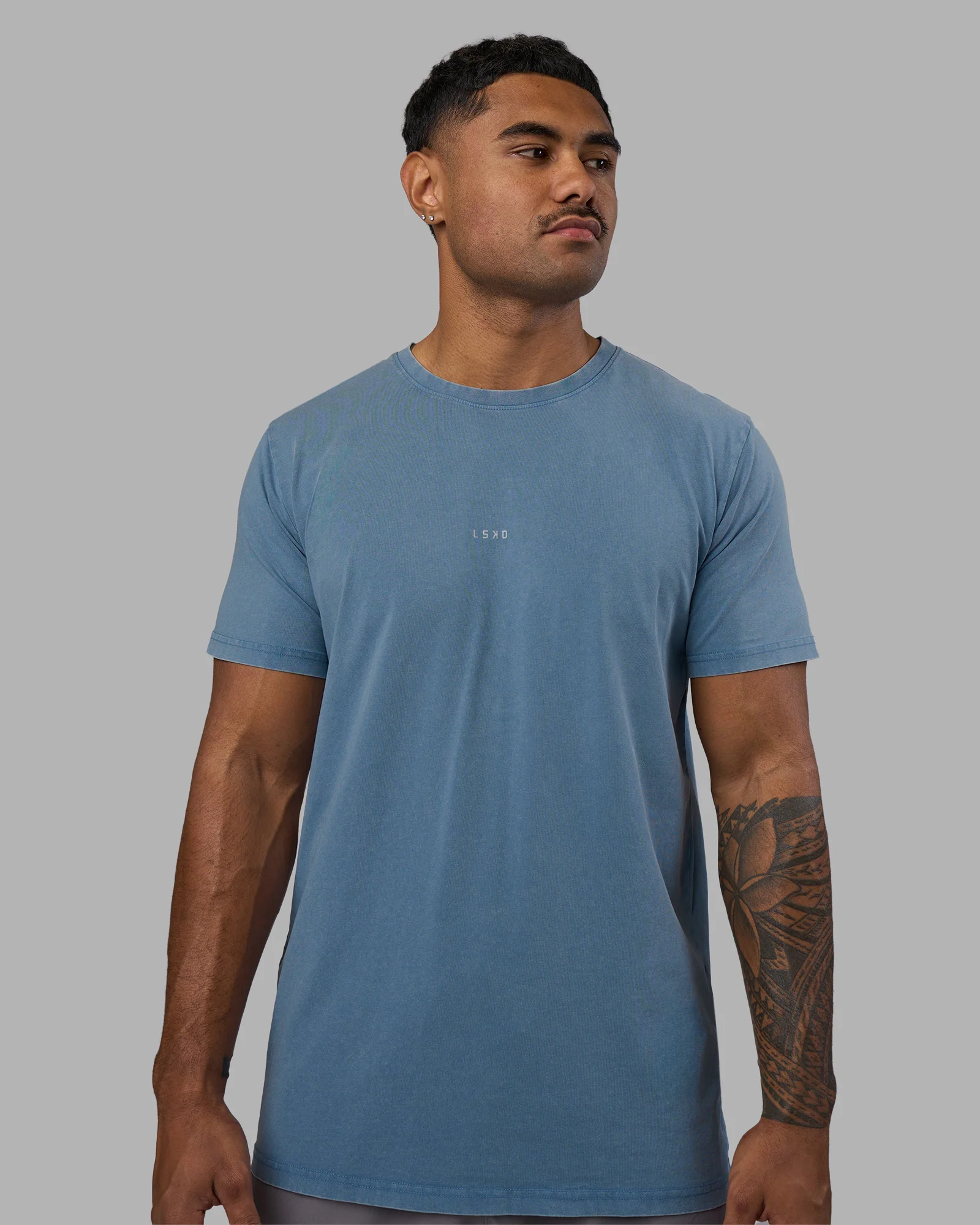 Base FLXCotton Tee - Elemental Blue Washed
