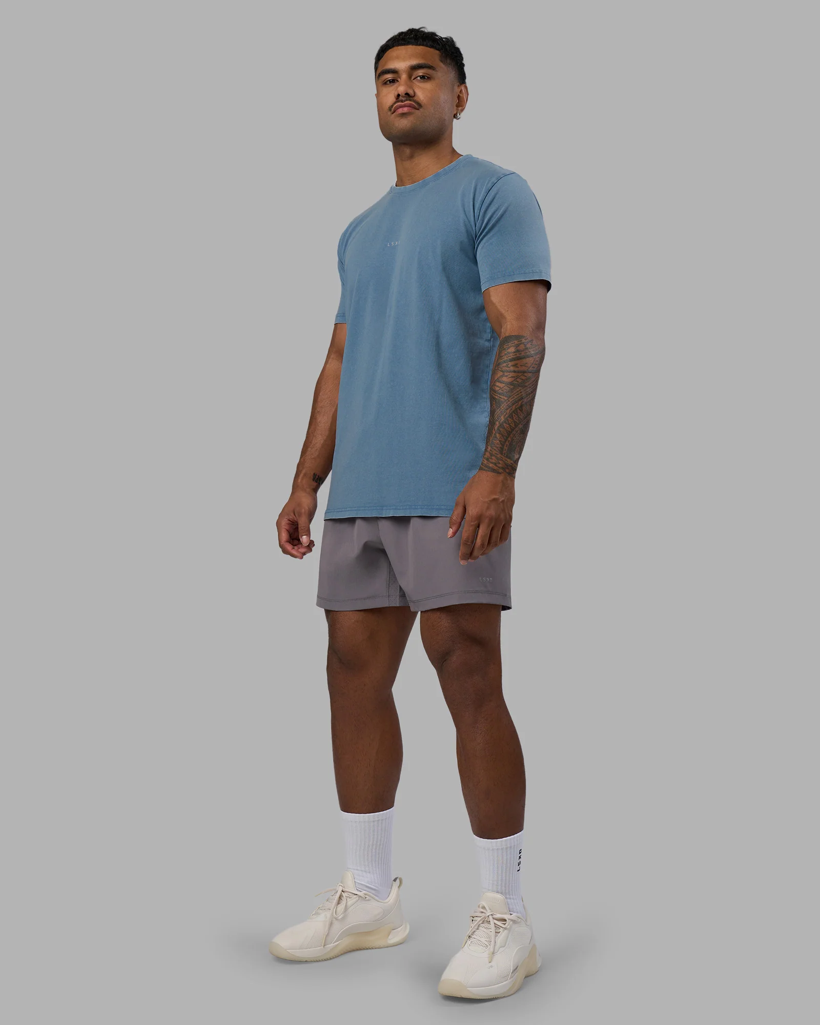 Base FLXCotton Tee - Elemental Blue Washed 4 Base FLXCotton Tee - Elemental Blue Washed