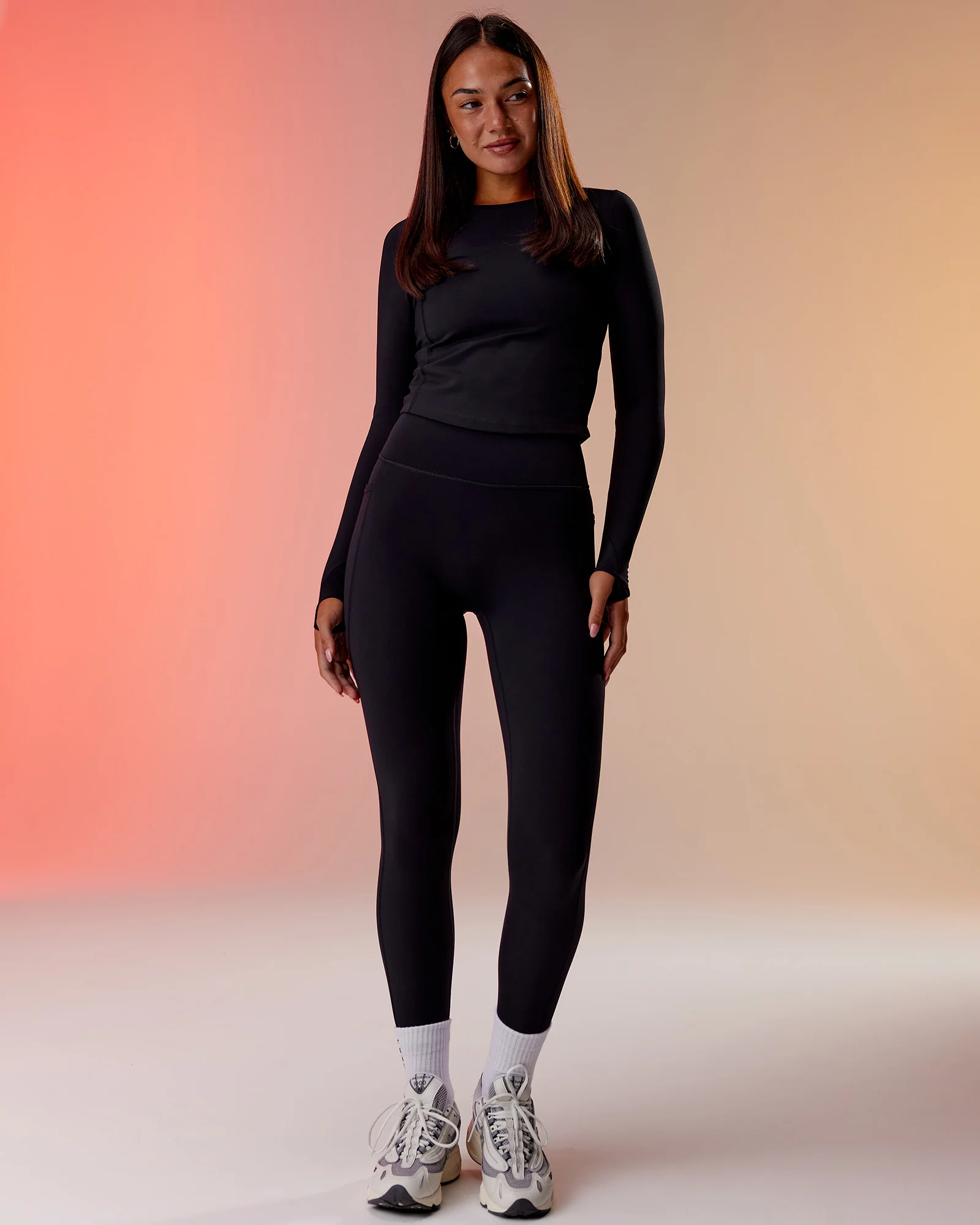 Embrace Thermal Long Sleeve Tee - Black 3 Embrace Thermal Long Sleeve Tee - Black