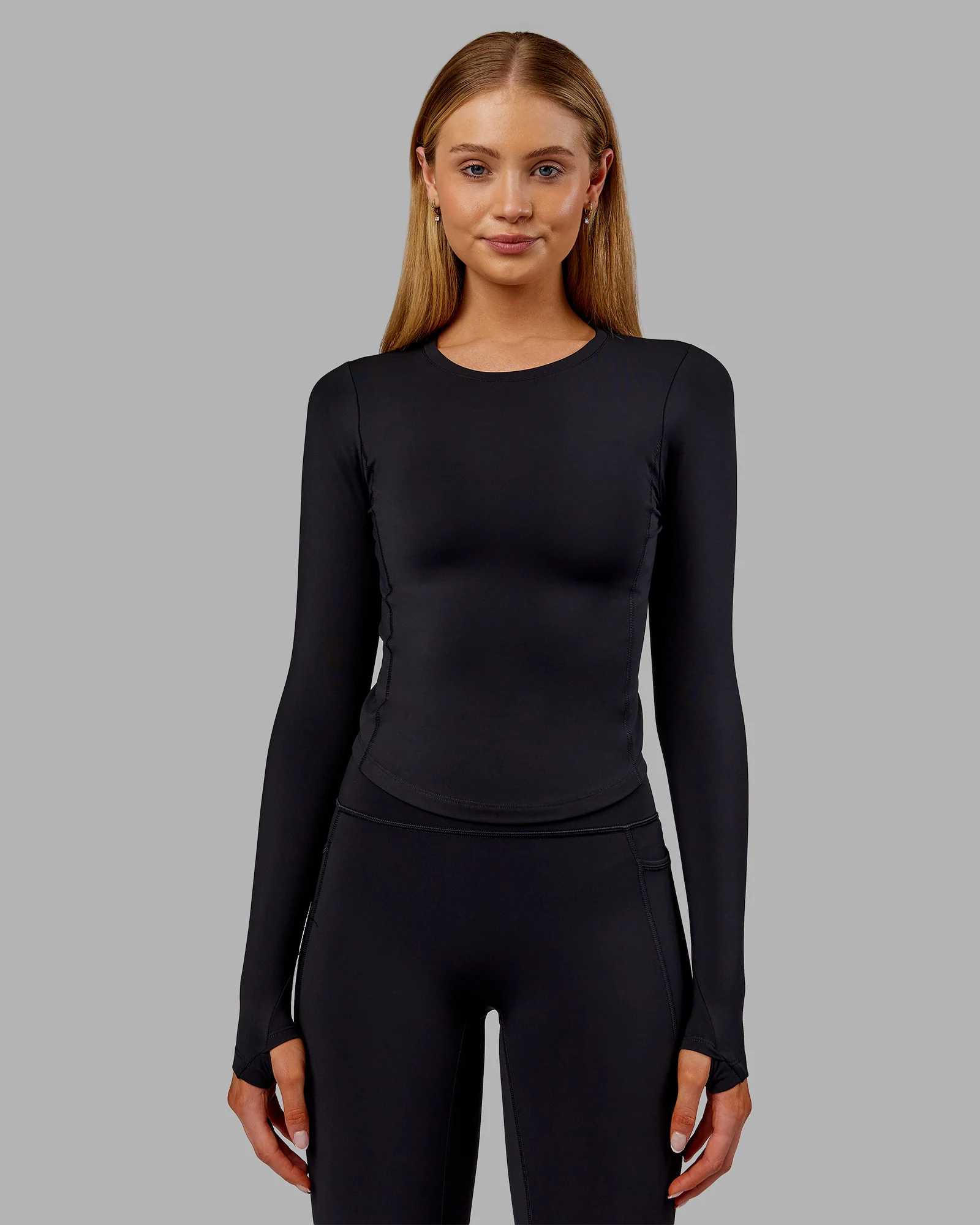 Embrace Thermal Long Sleeve Tee - Black 8 Embrace Thermal Long Sleeve Tee - Black