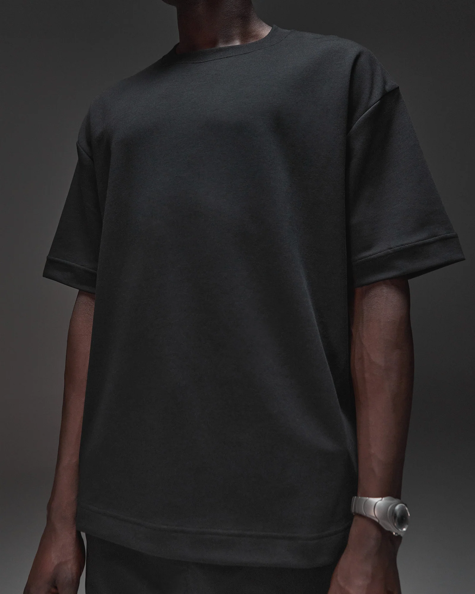 AfterDark ZeroCrease Oversized Tee - Black