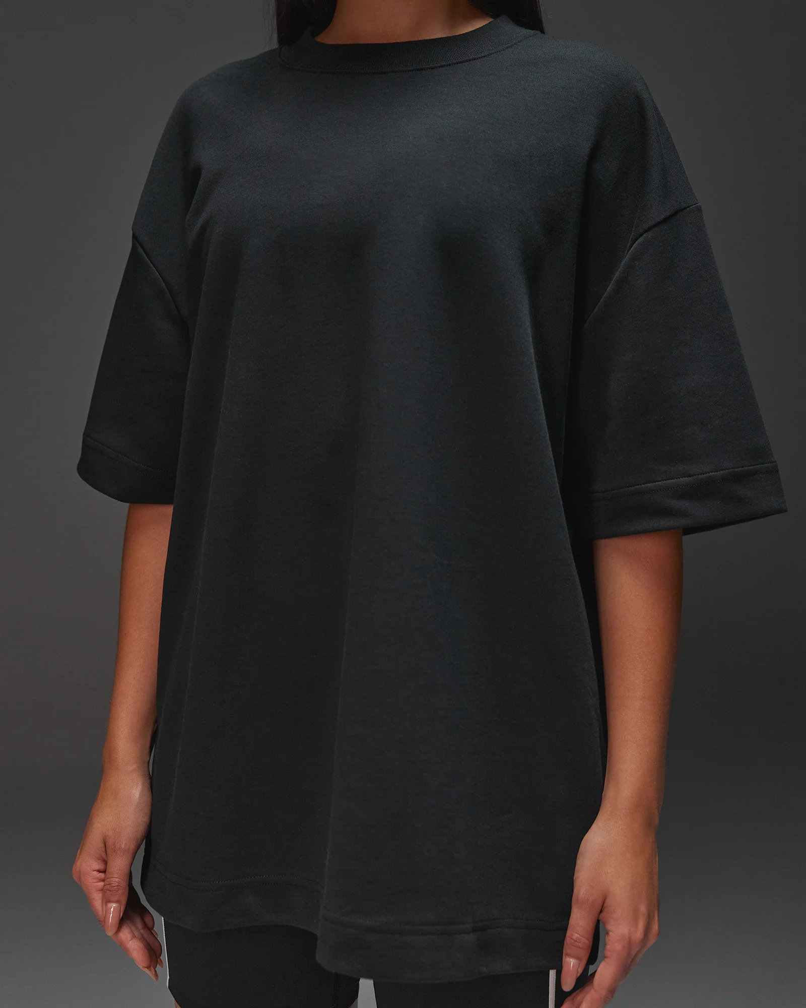 AfterDark ZeroCrease Oversized Tee - Black