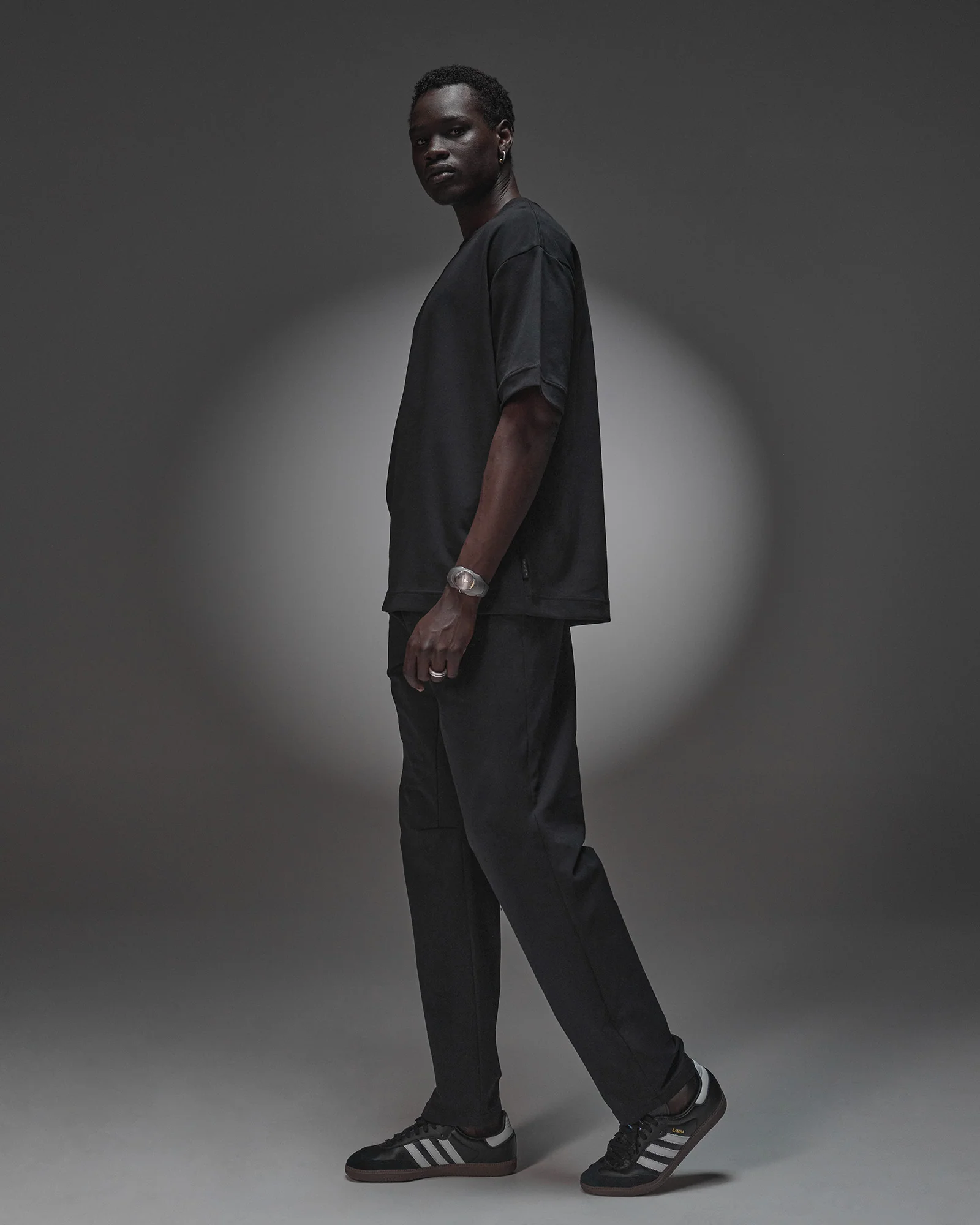 AfterDark ZeroCrease Oversized Tee - Black